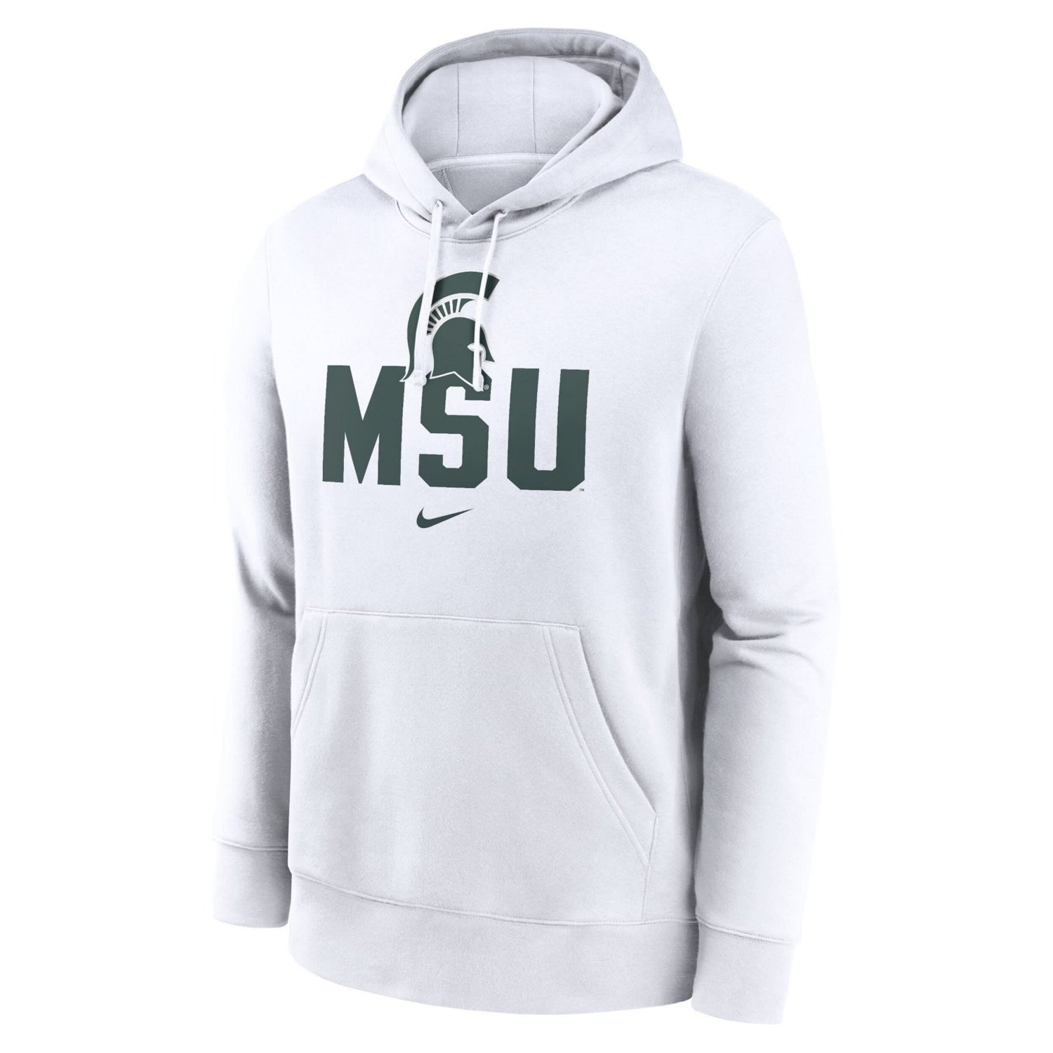 Nike Michigan State Spartans Primetime Club Fleece Pullover Hoodie                                                               - view number 2