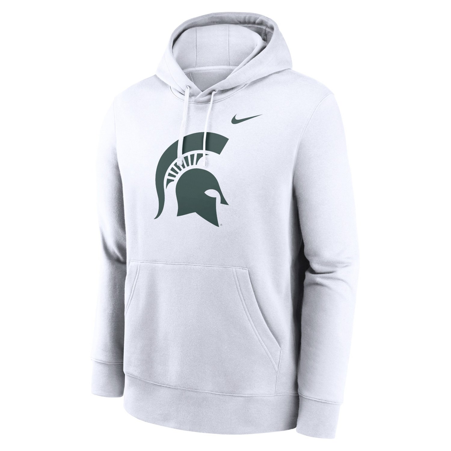 Nike Michigan State Spartans Primetime Evergreen Club Fleece Pullover Hoodie - view number 2