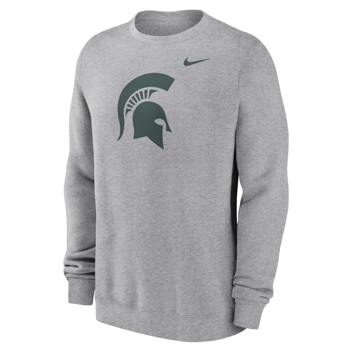 Nike Michigan State Spartans Primetime Evergreen Fleece Pullover Sweatshirt - view number 2