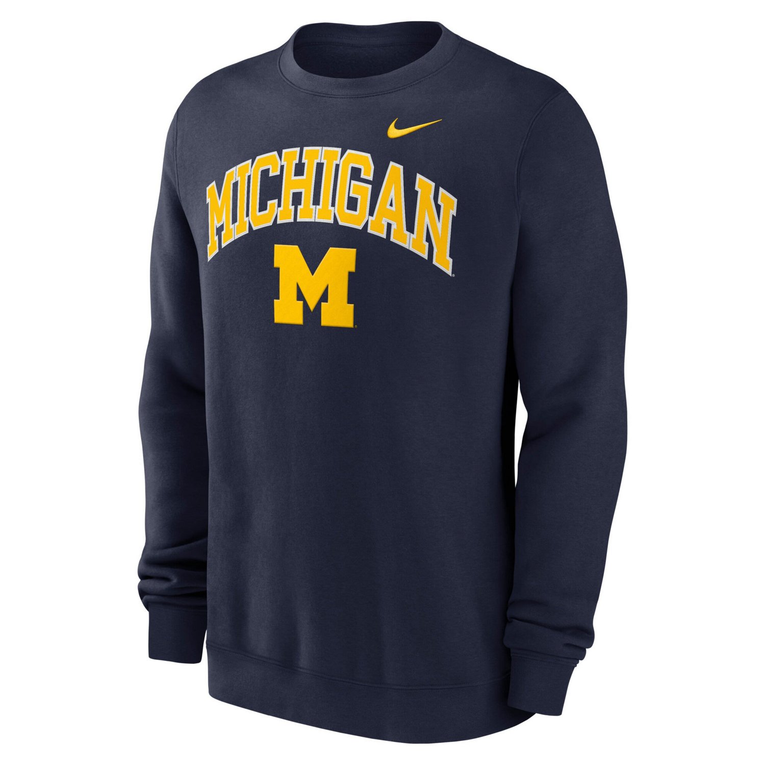 Nike Michigan Wolverines Arch Pullover Sweatshirt - view number 2
