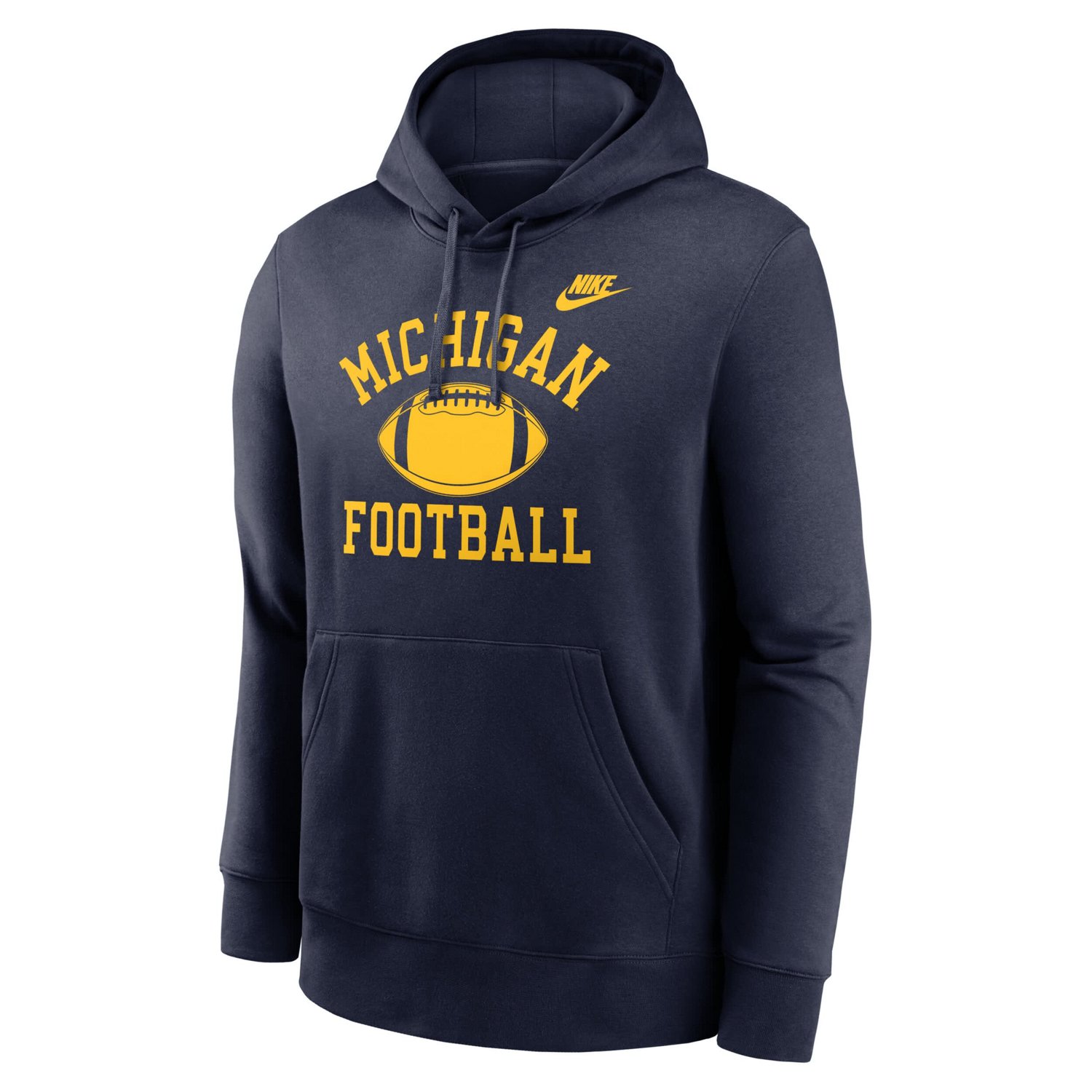 Nike Michigan Wolverines Legacy Football Icon Club Fleece Pullover Hoodie                                                        - view number 2