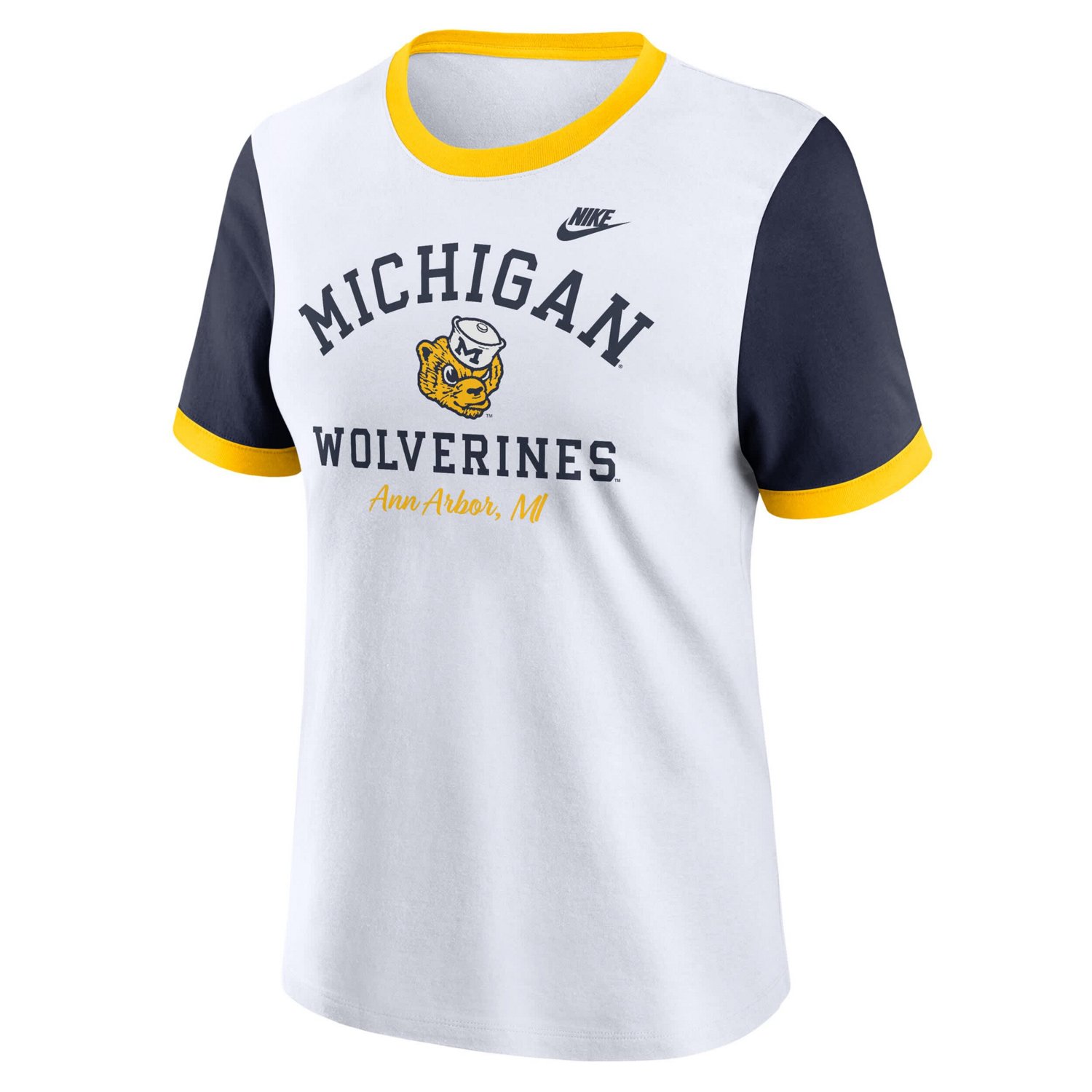 Nike Michigan Wolverines Legacy Fundamental Expression Tri-Blend T-Shirt