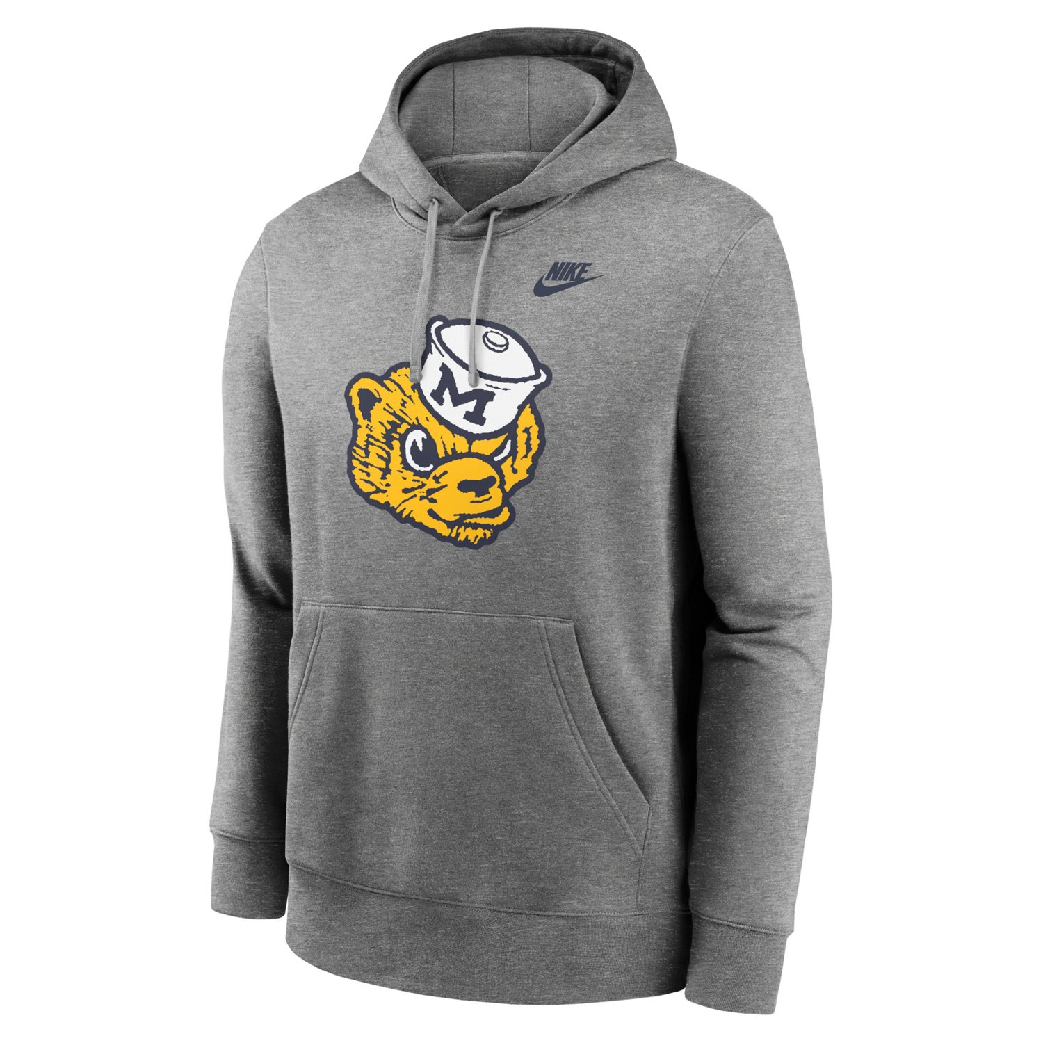 Nike Michigan Wolverines Legacy Logo Club Fleece Pullover Hoodie                                                                 - view number 2