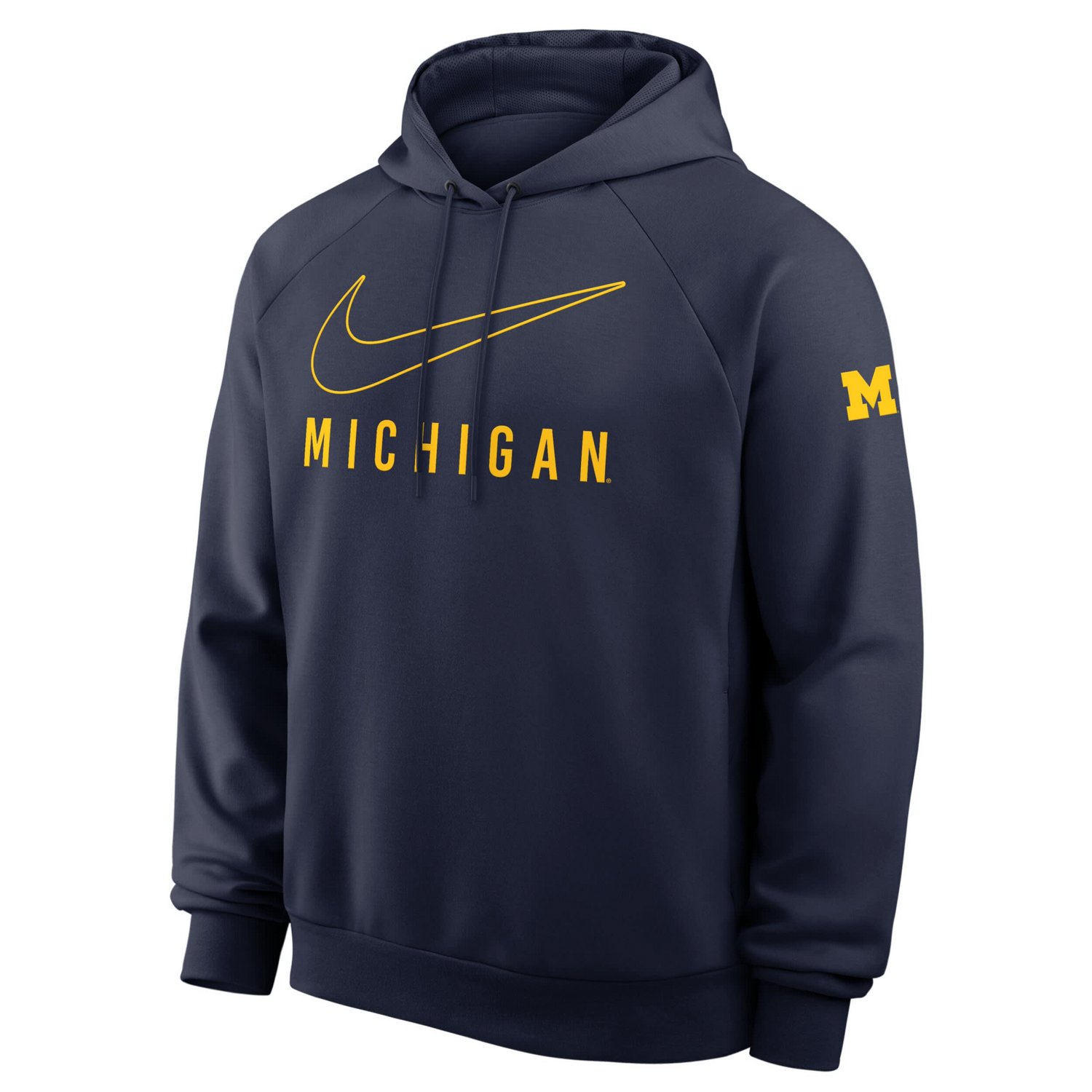 Nike Michigan Wolverines Premium Raglan Dri-FIT Hoodie - view number 4