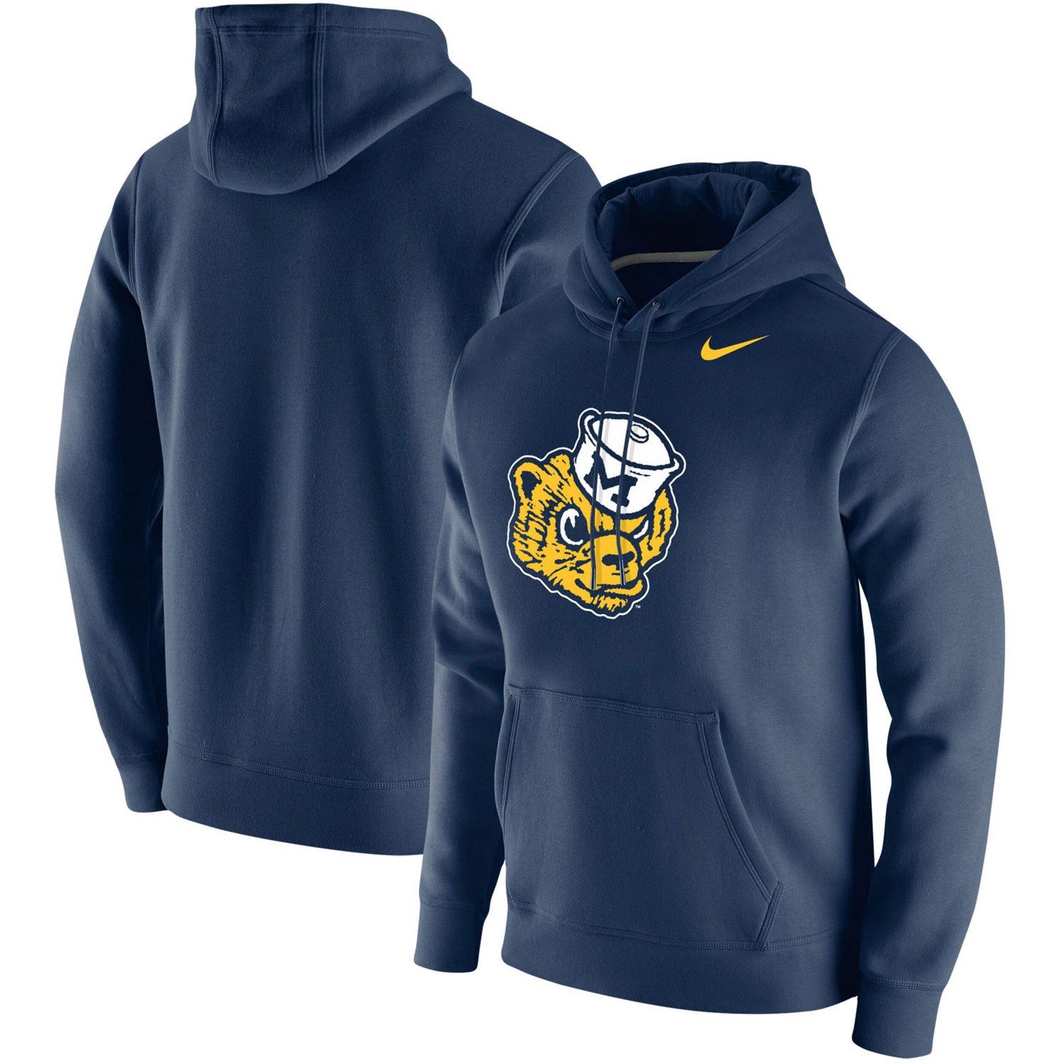 Nike Michigan Wolverines Vintage Sailor Hat Wolverine Hoodie Academy