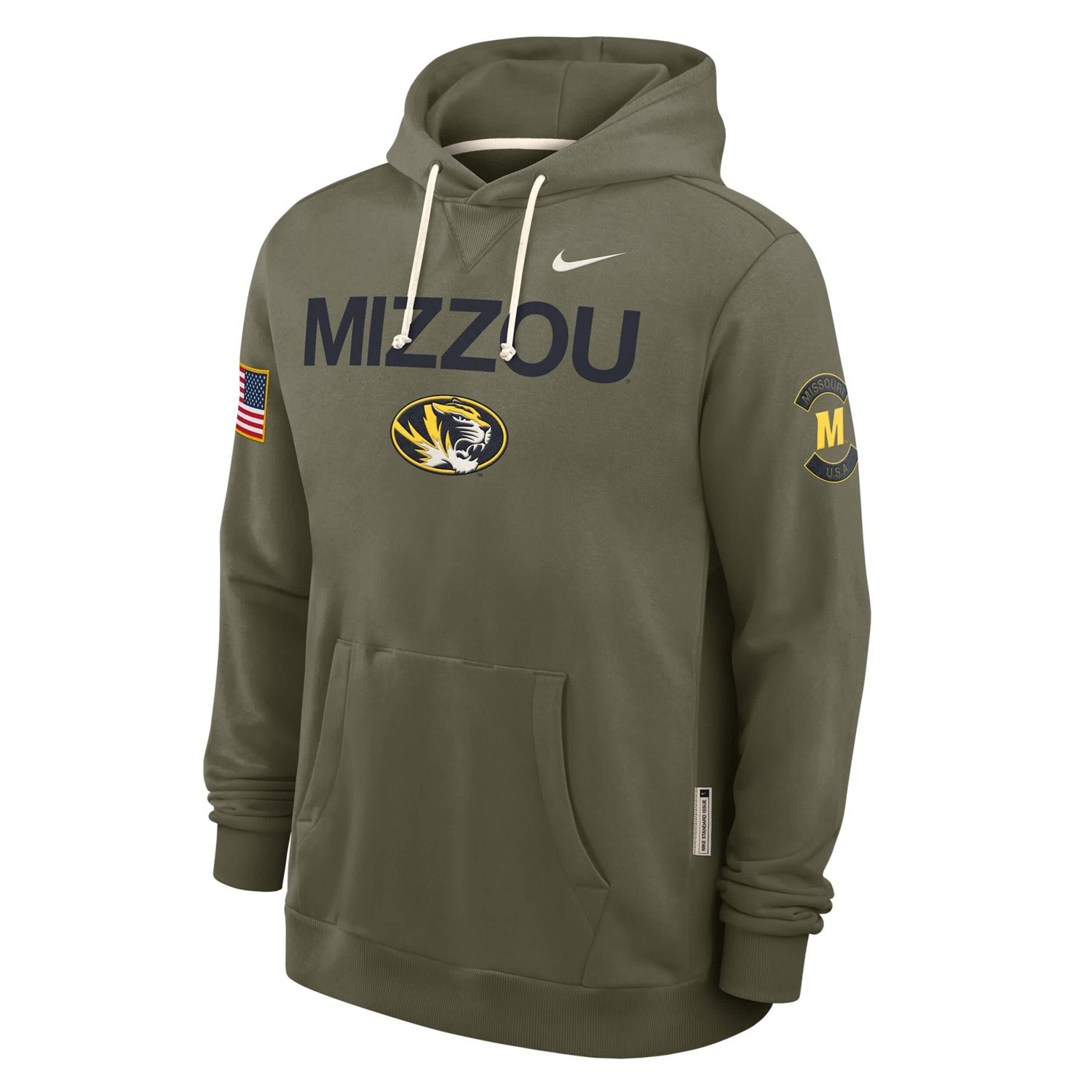 Nike Missouri Tigers 2025 Military Appreciation Dri-FIT Hoodie - view number 2