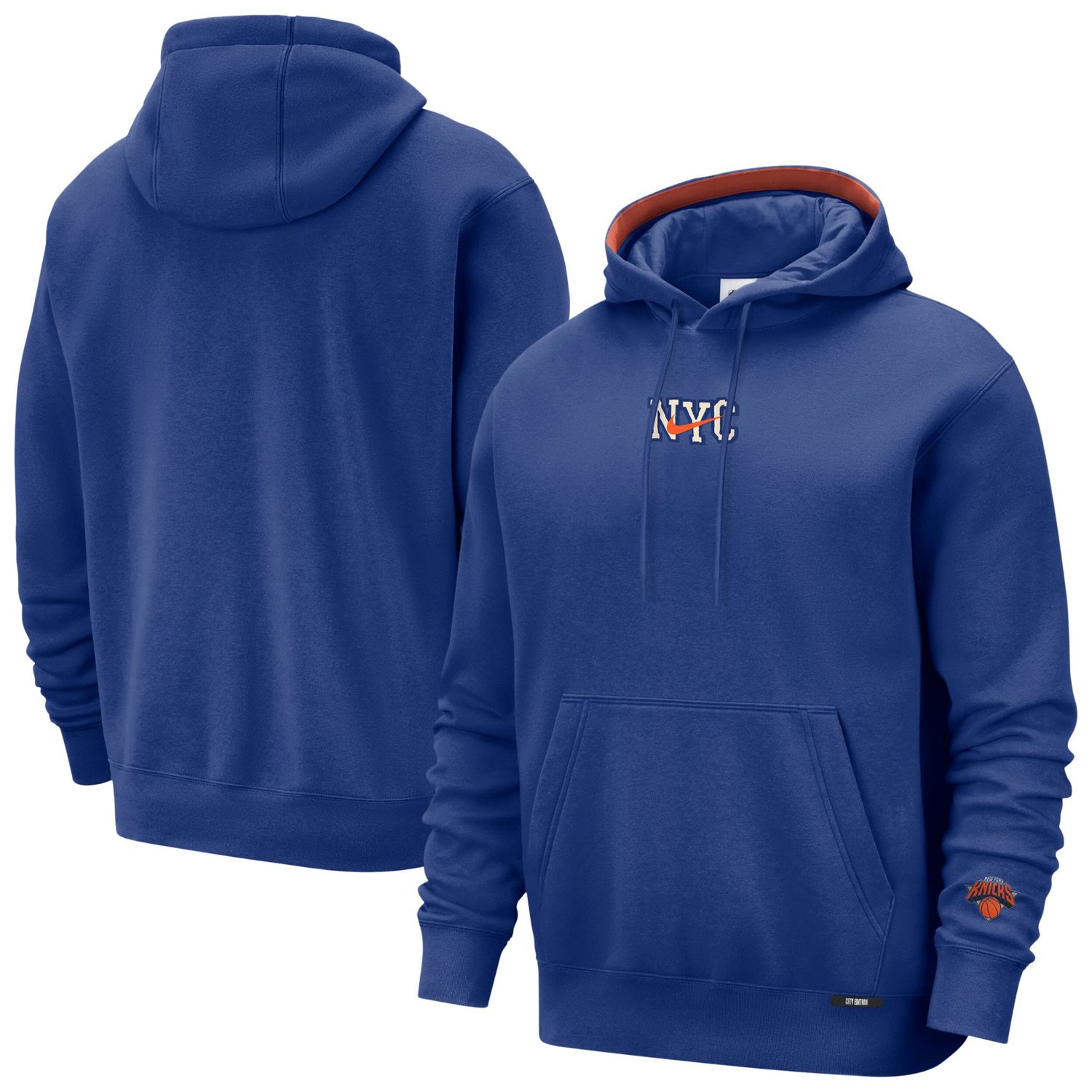 Nike New York Knicks 2025 26 City Edition Courtside Remix Premium Hoodie