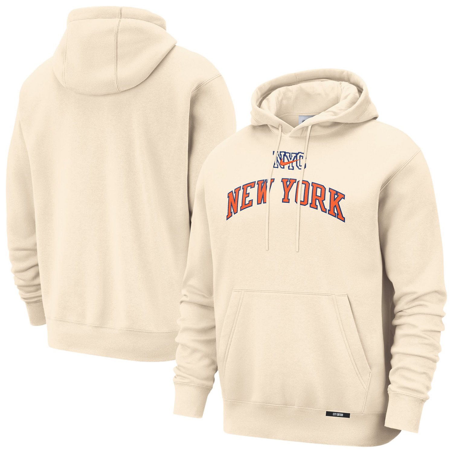 Nike New York Knicks 2025 26 City Edition Essential Remix Club Hoodie