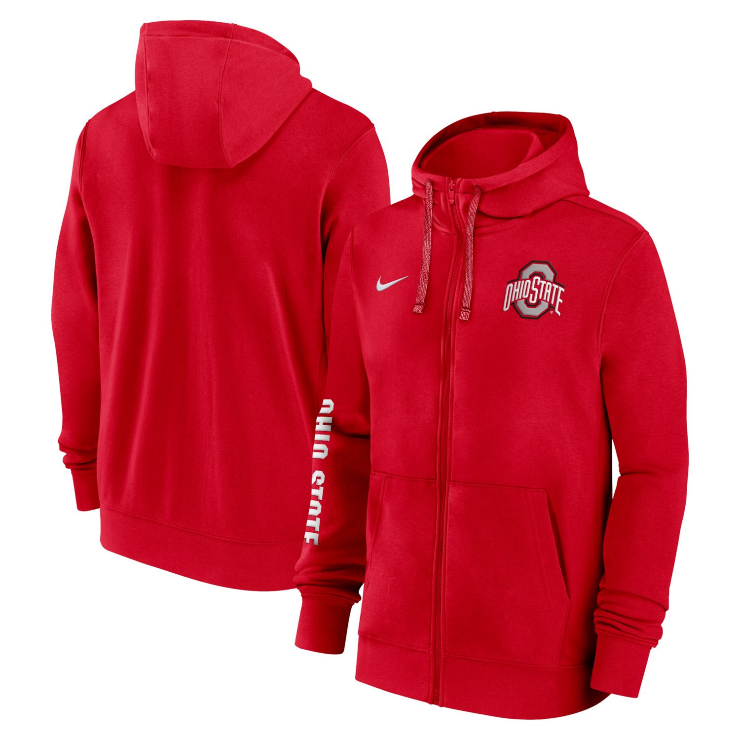 Nike Ohio State Buckeyes 2024 Sideline Full-Zip Hoodie