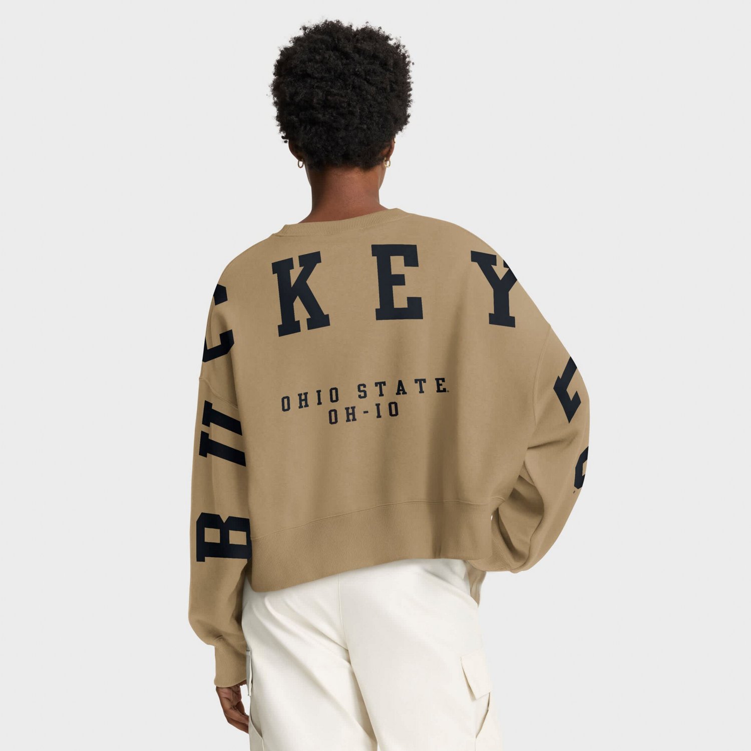 Nike Ohio State Buckeyes Oversized Phoenix 2-Hit Pullover Sweatshirt - view number 2