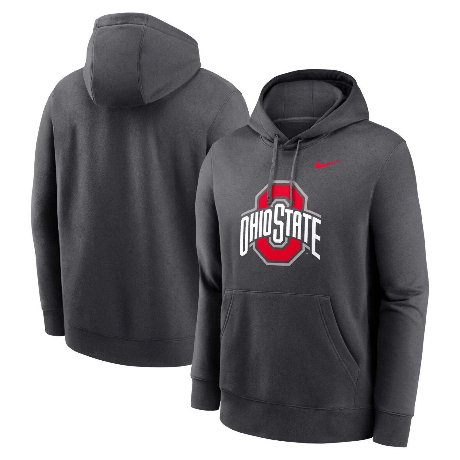 Nike Ohio State Buckeyes Primetime Club Fleece Pullover Hoodie