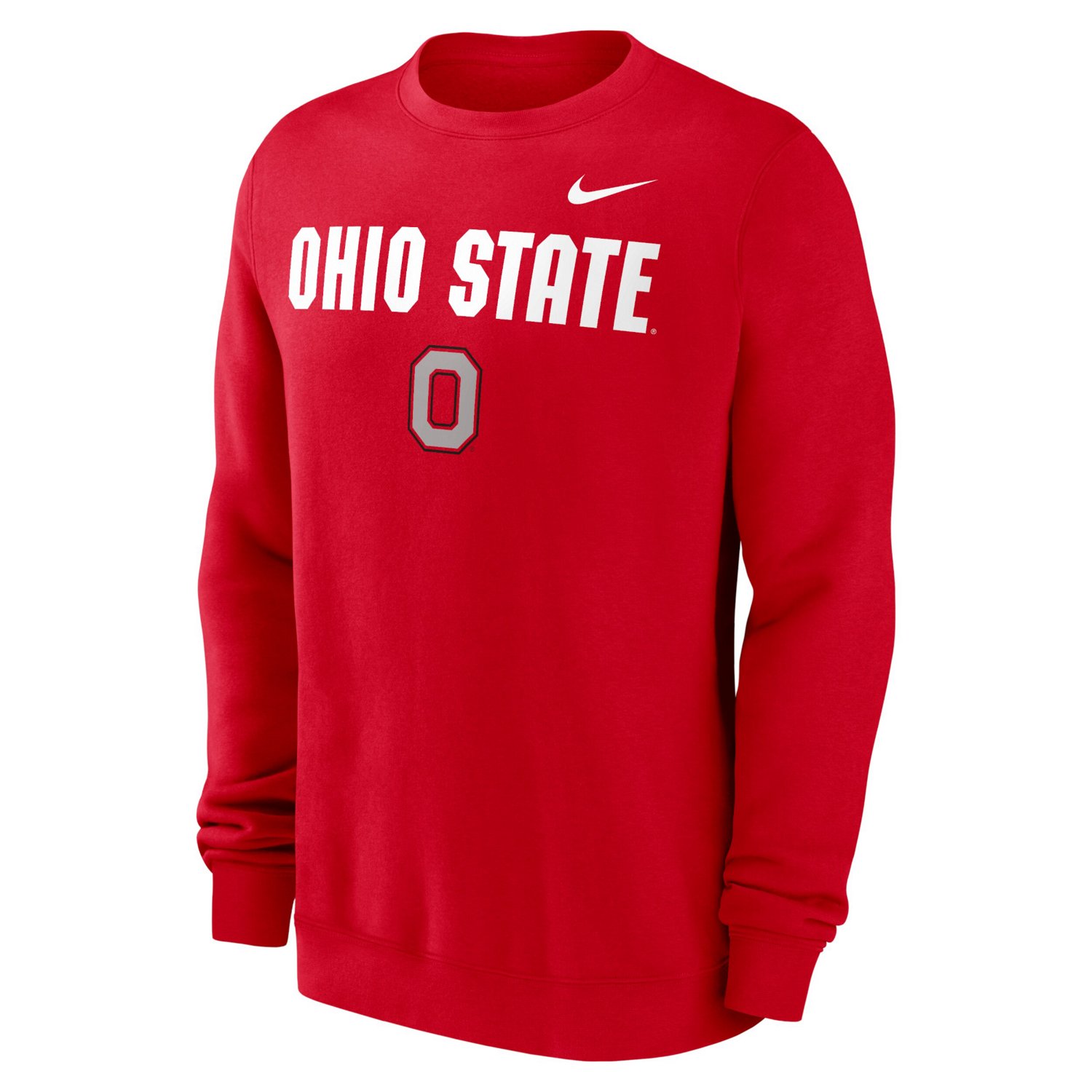 Nike Ohio State Buckeyes Primetime Primary Stack Pullover Sweatshirt - view number 2