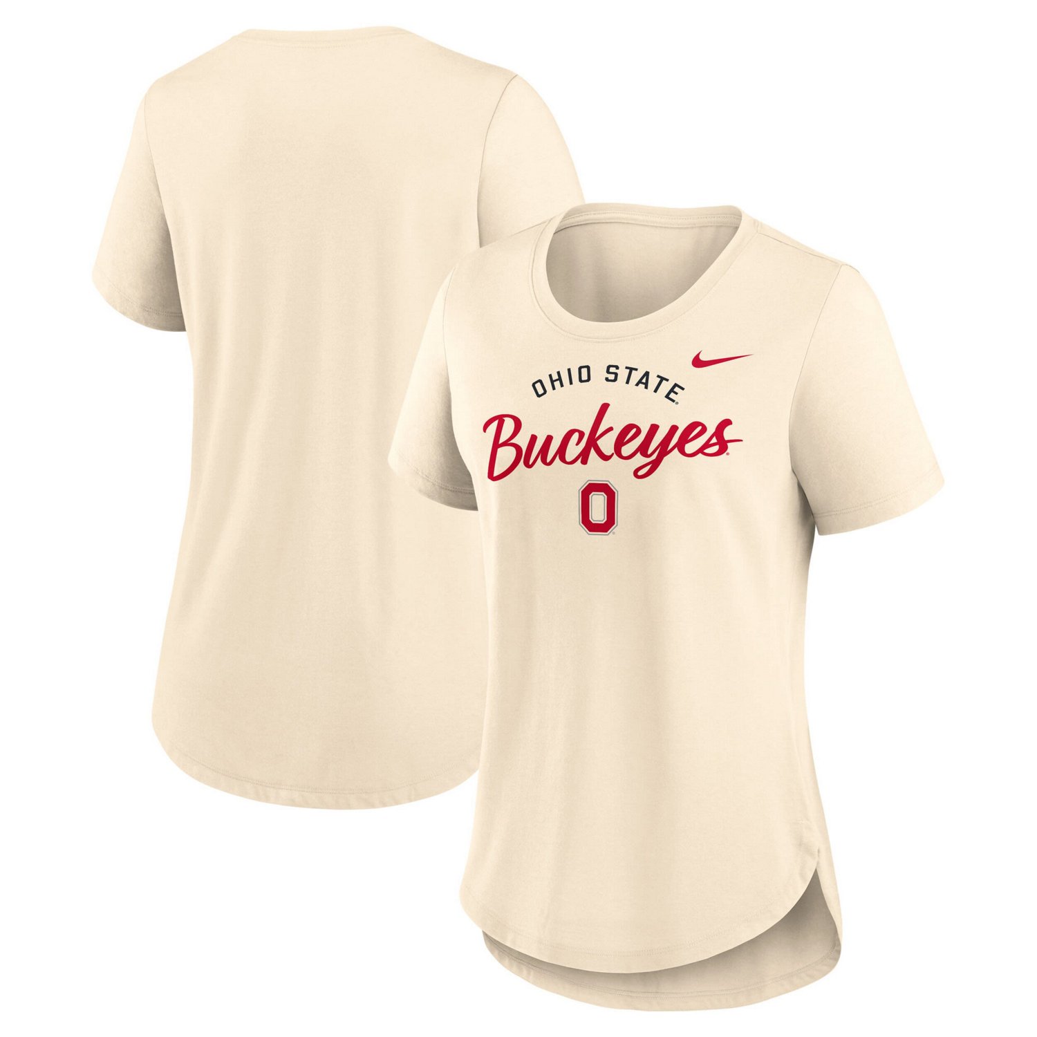 Nike Ohio State Buckeyes Script Logo Tri-Blend T-Shirt