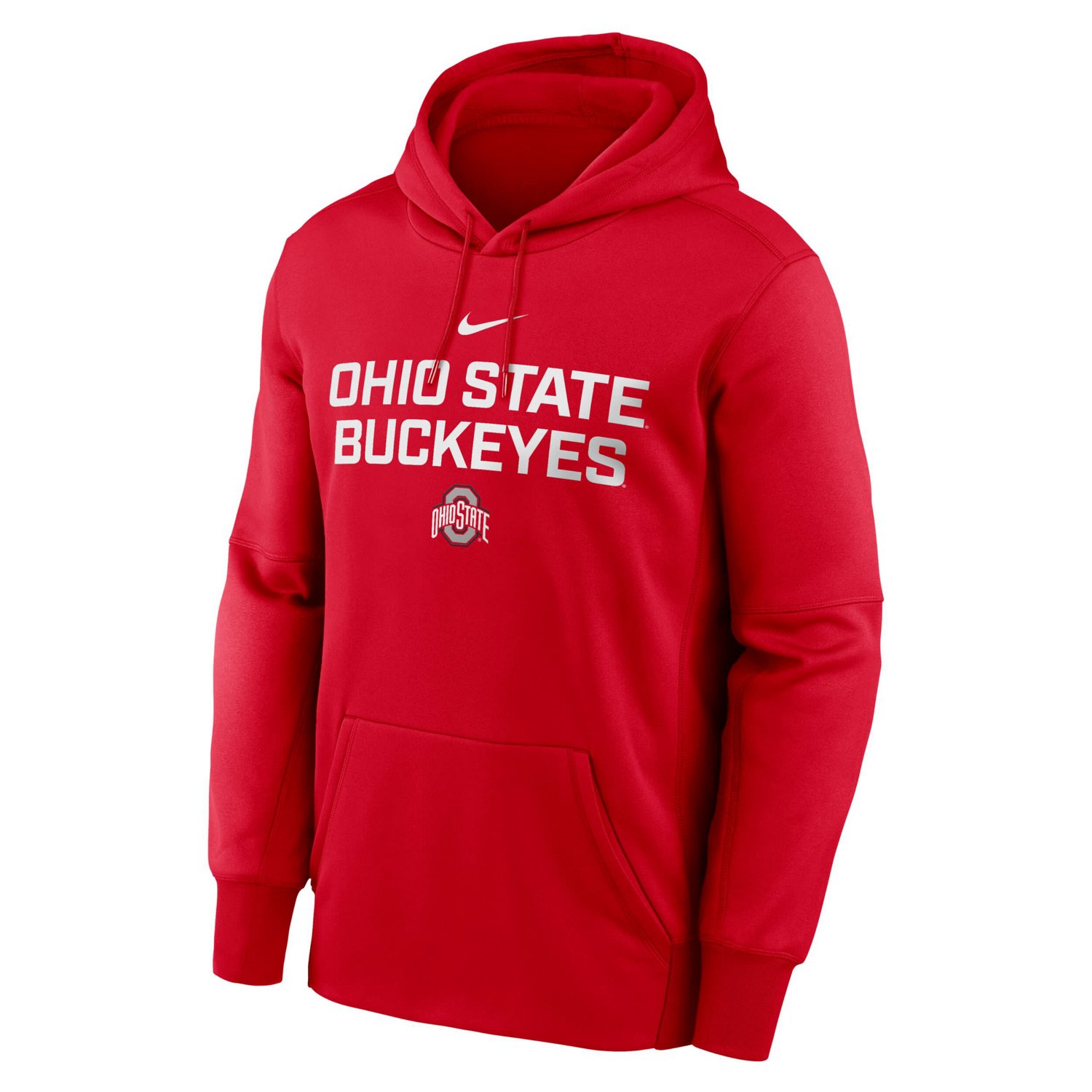 Nike Ohio State Buckeyes Team Stacked Performance Pullover Hoodie - view number 2
