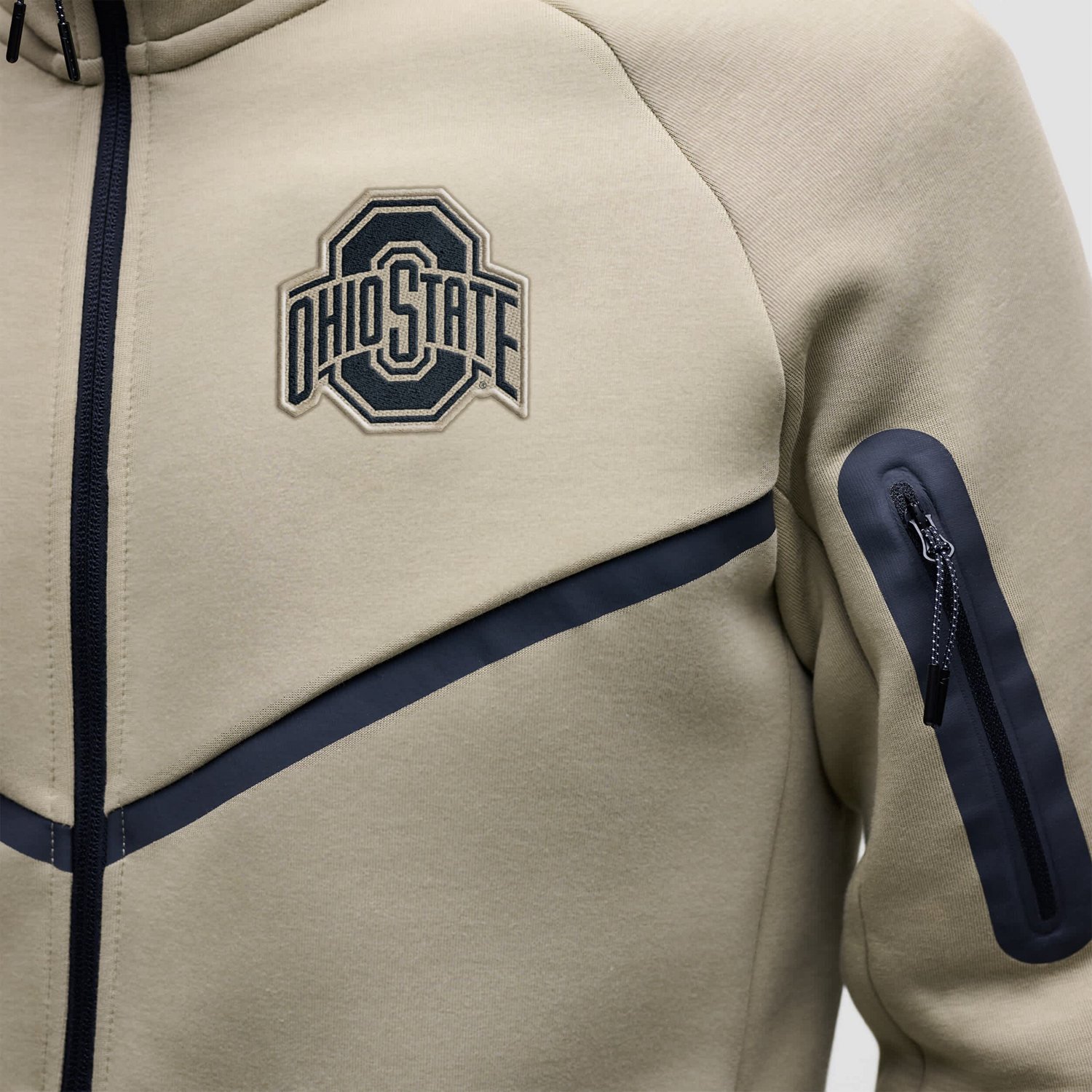 Nike Ohio State Buckeyes Tech Fleece Full-Zip Windrunner Hoodie - view number 4