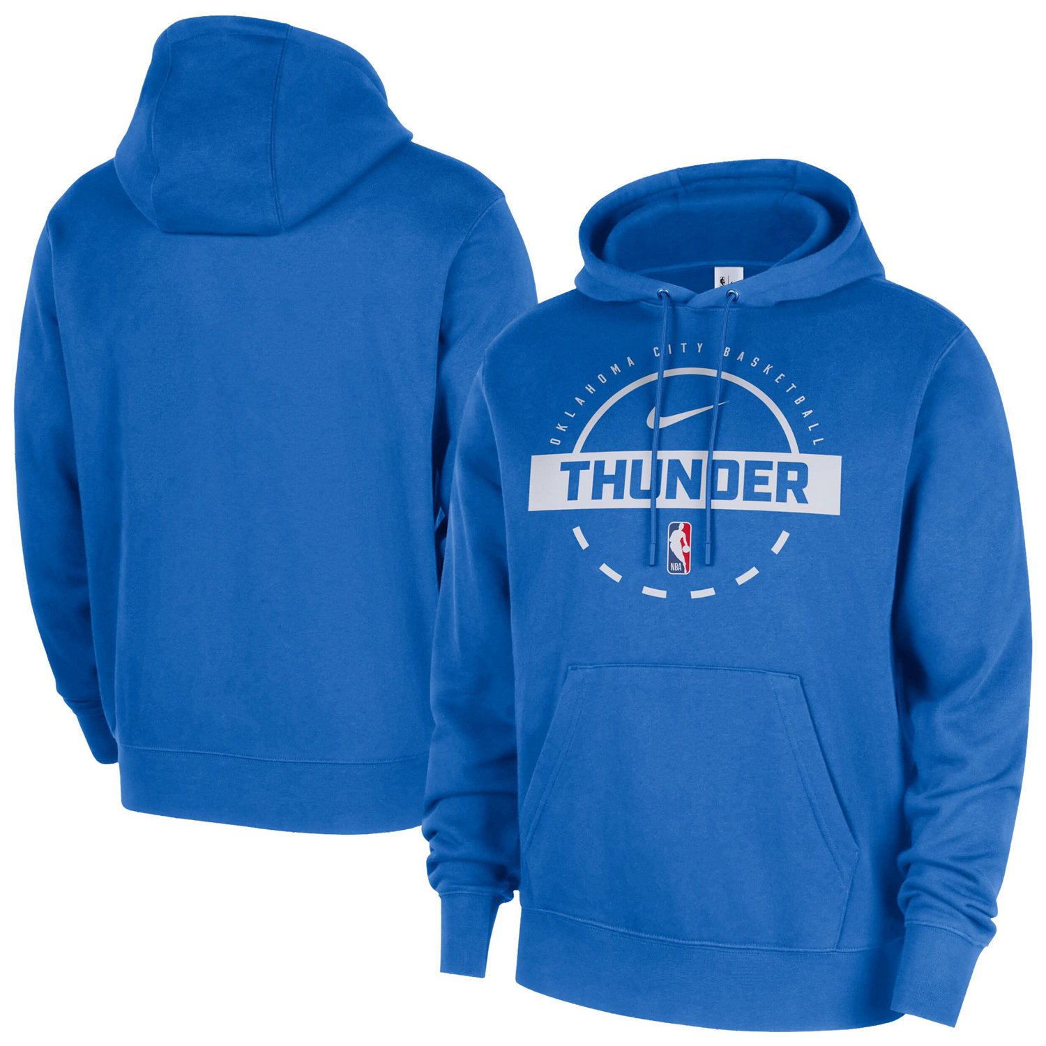 Nike Oklahoma City Thunder 2025 26 Authentic Practice Club Pullover Hoodie - view number 1
