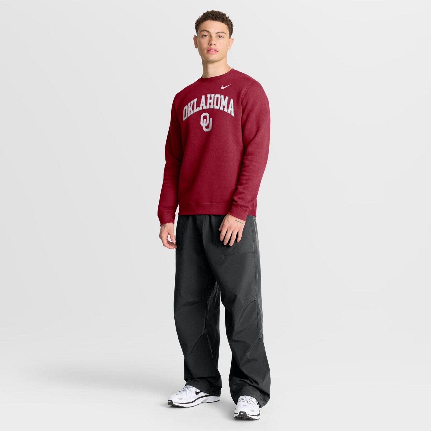 Nike Oklahoma Sooners Arch Pullover Sweatshirt - view number 3