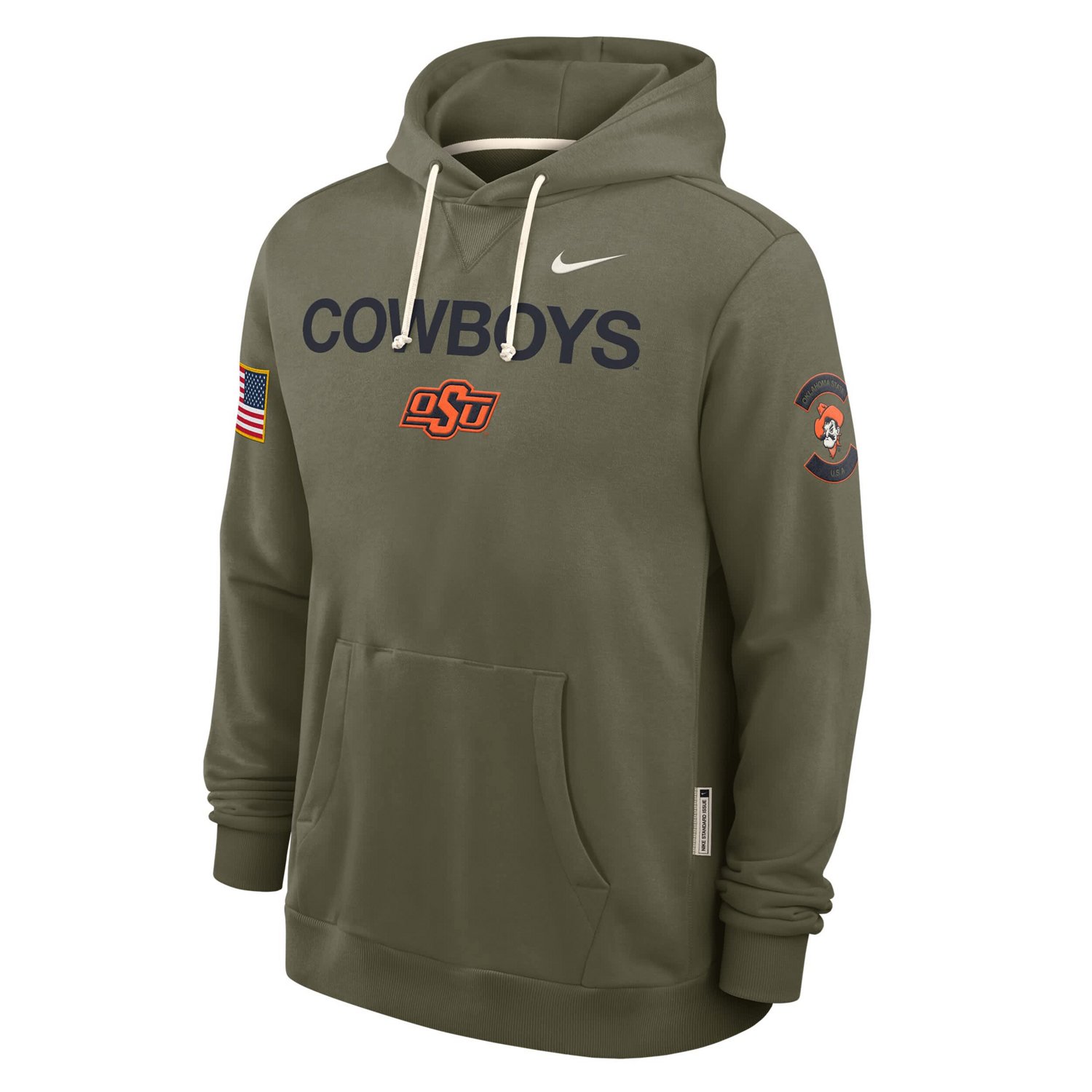 Nike Oklahoma State Cowboys 2025 Military Appreciation Dri-FIT Hoodie - view number 2