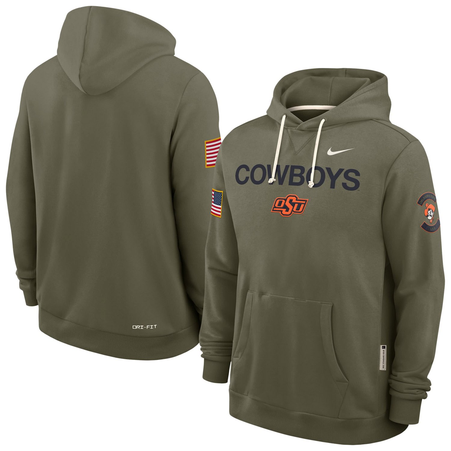 Nike Oklahoma State Cowboys 2025 Military Appreciation Dri-FIT Hoodie - view number 1