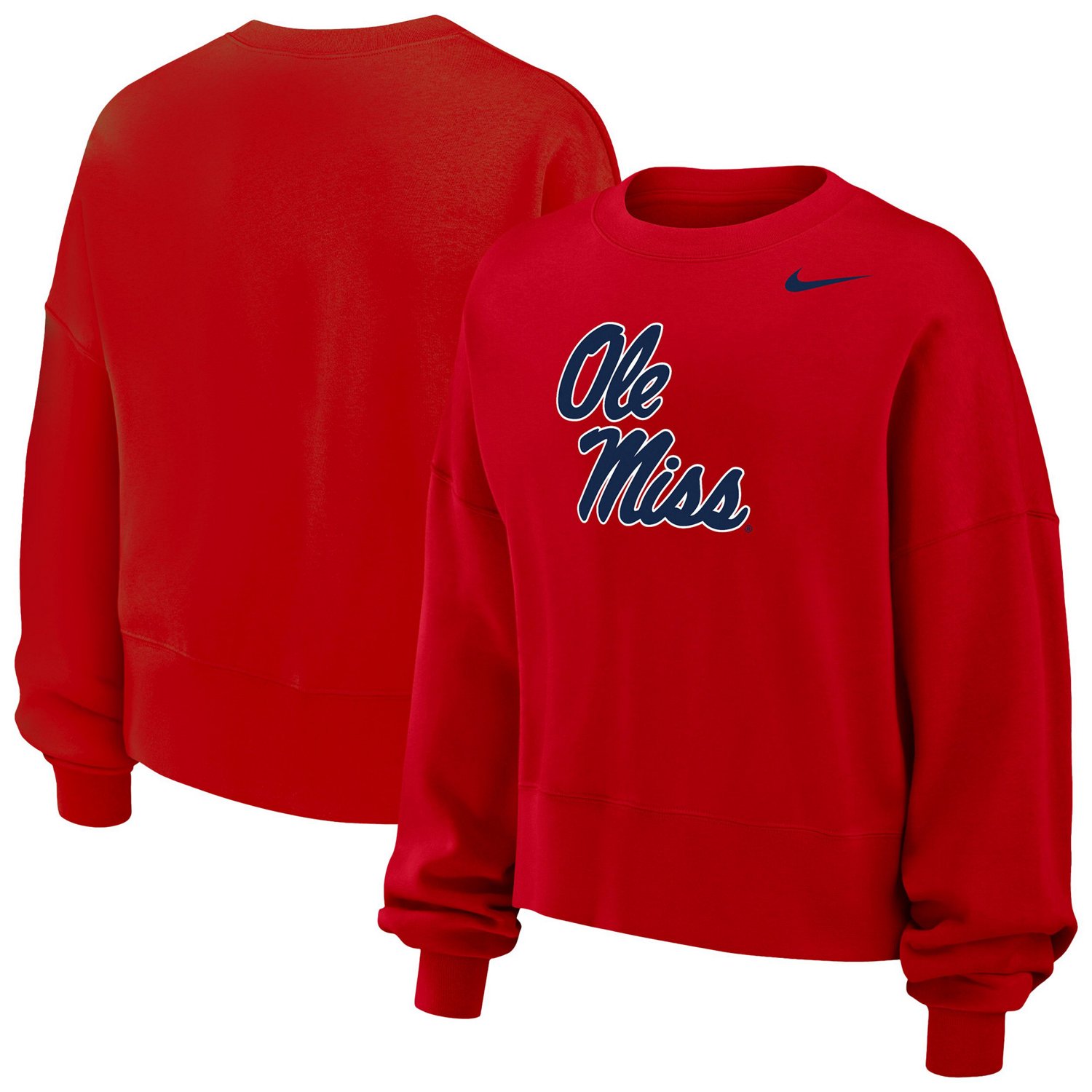 Nike Ole Miss Rebels Phoenix Fleece Pullover Sweatshirt