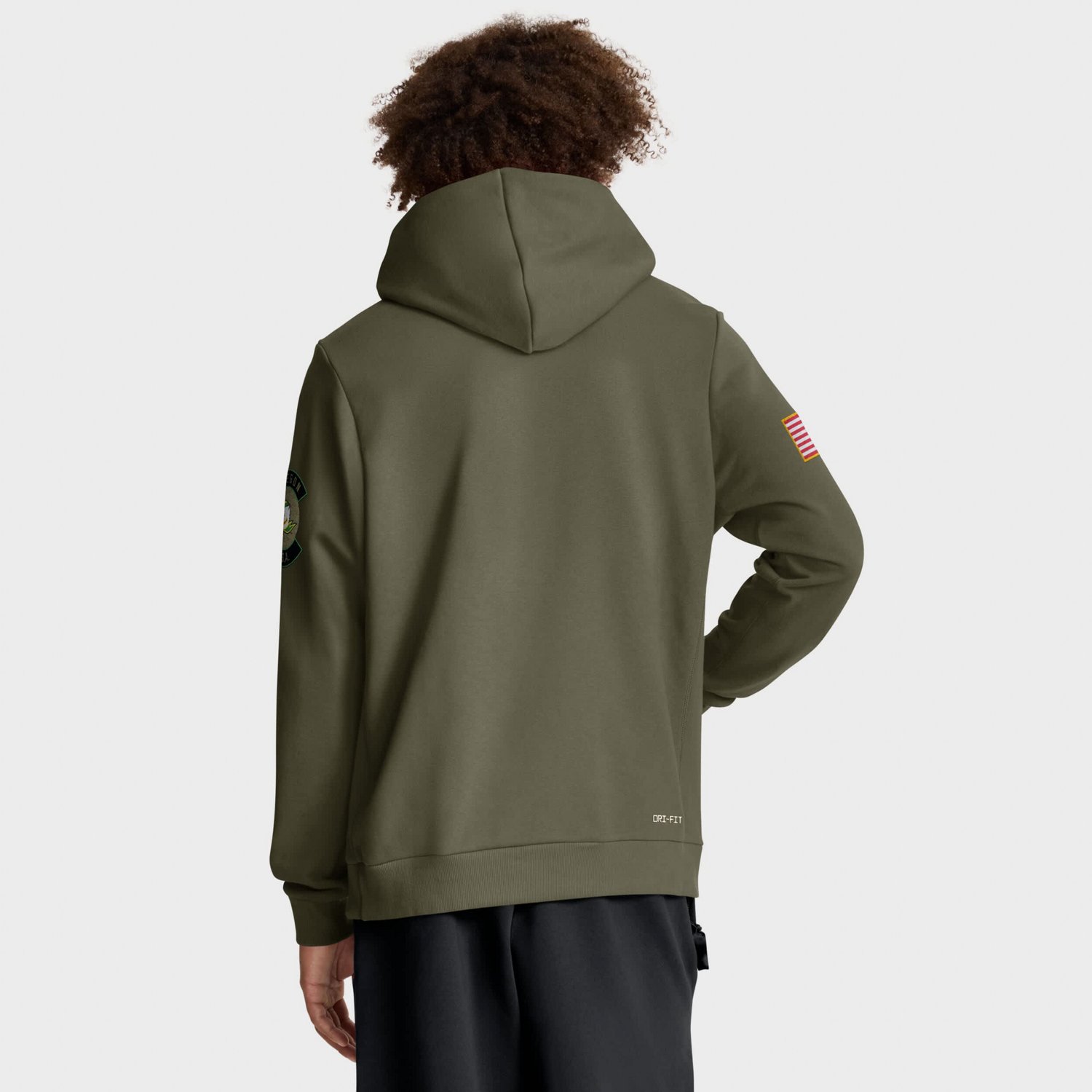 Nike Oregon Ducks 2025 Military Appreciation Dri-FIT Hoodie - view number 2
