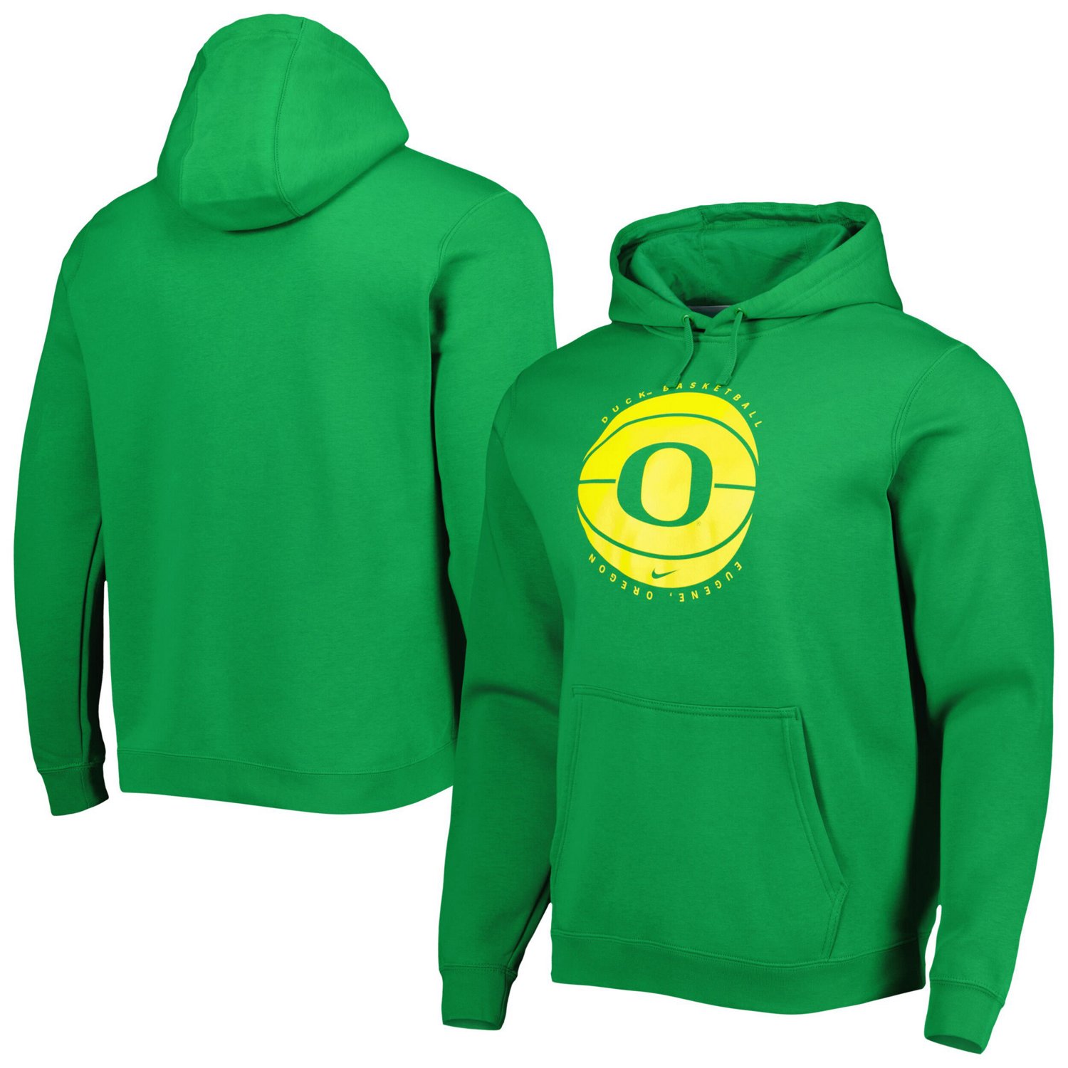 Nike Oregon Ducks Basketball Pullover Hoodie Academy