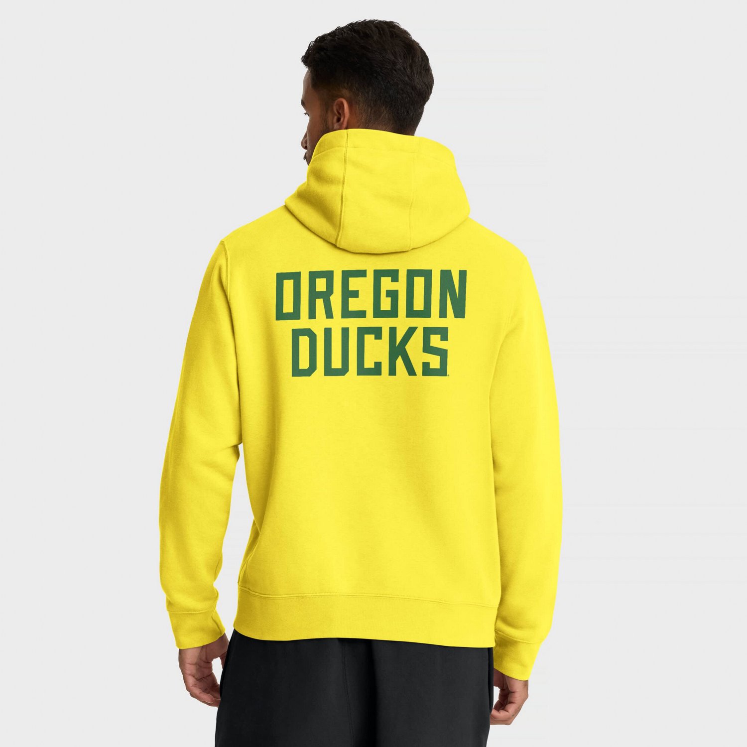 Nike Oregon Ducks Basketball Two-Hit Club Fleece Pullover Hoodie - view number 2