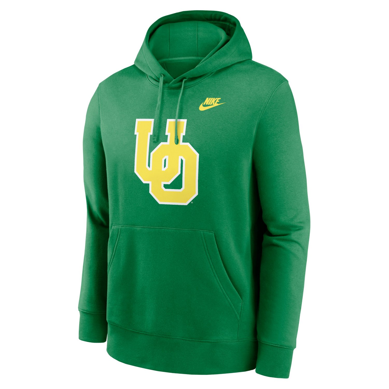 Nike Oregon Ducks Legacy Logo Club Fleece Pullover Hoodie                                                                        - view number 2
