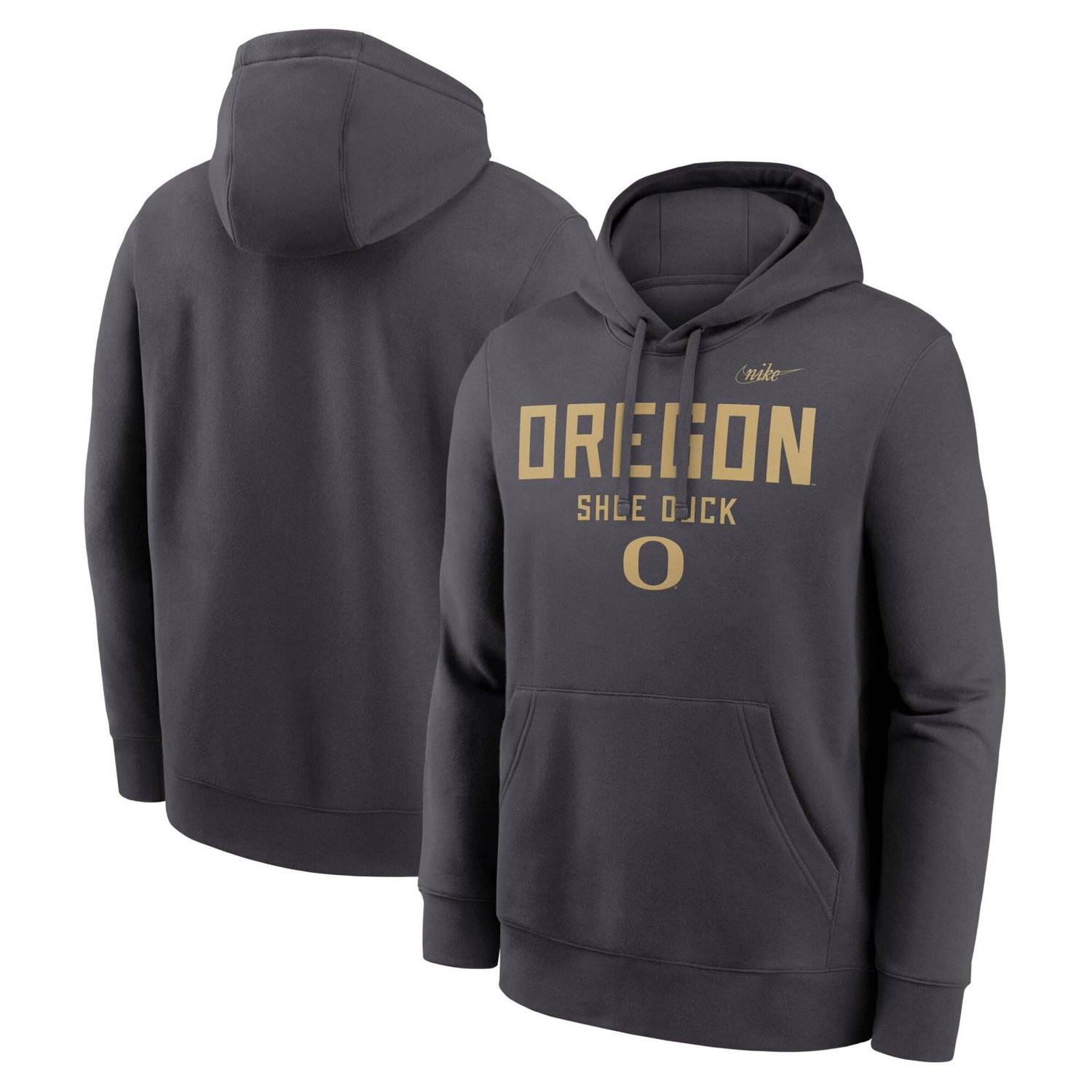 Nike Oregon Ducks Shoe Duck Club Fleece Hoodie