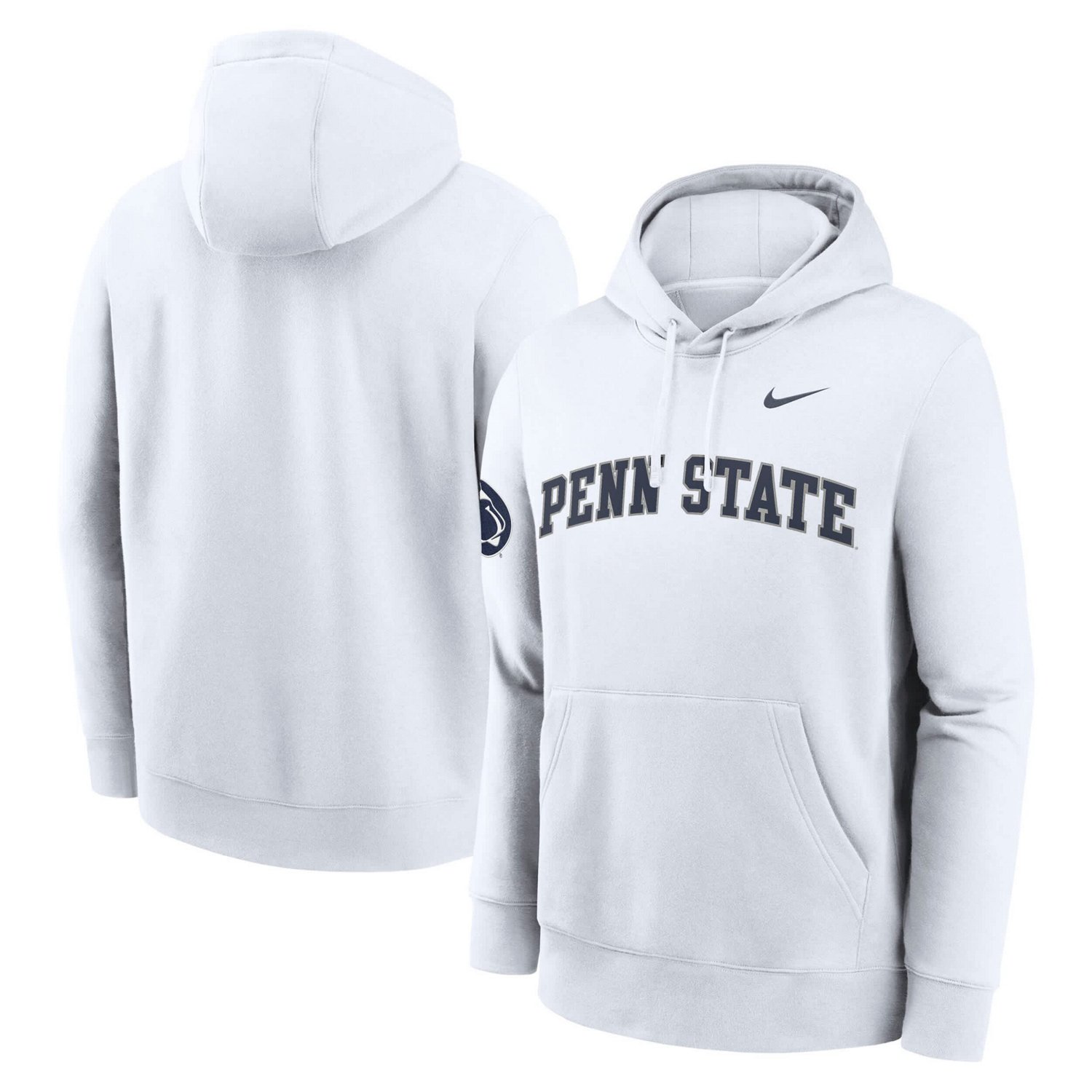 Nike Penn State Nittany Lions 2025 Sideline Club Fleece Pullover Hoodie
