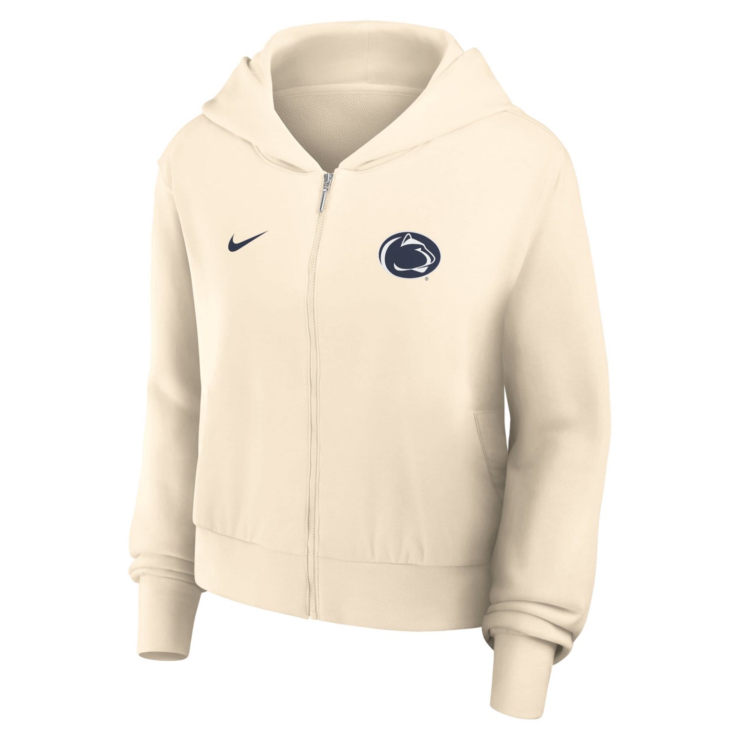 Nike Penn State Nittany Lions Cropped Chill Full-Zip Hoodie - view number 2