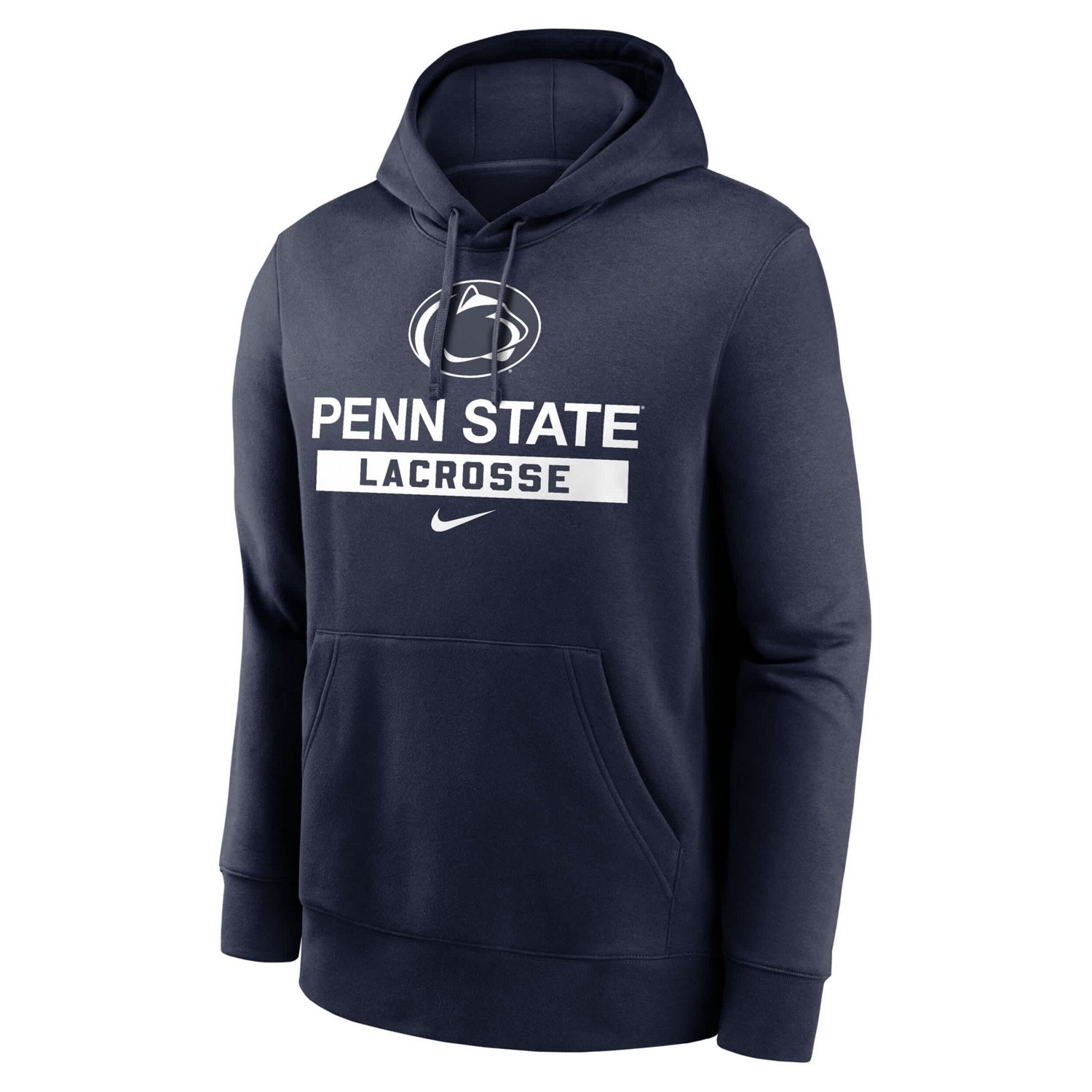 Nike Penn State Nittany Lions Lacrosse Stacked Fleece Pullover Hoodie                                                            - view number 2