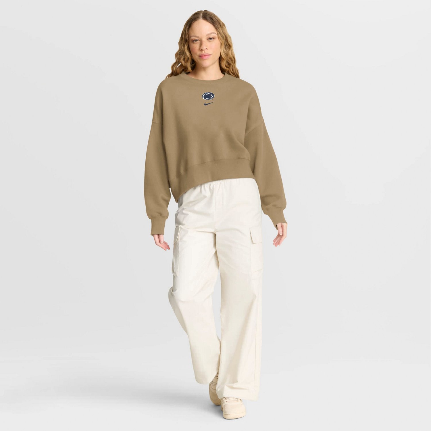 Nike Penn State Nittany Lions Oversized Phoenix 2-Hit Pullover Sweatshirt - view number 3