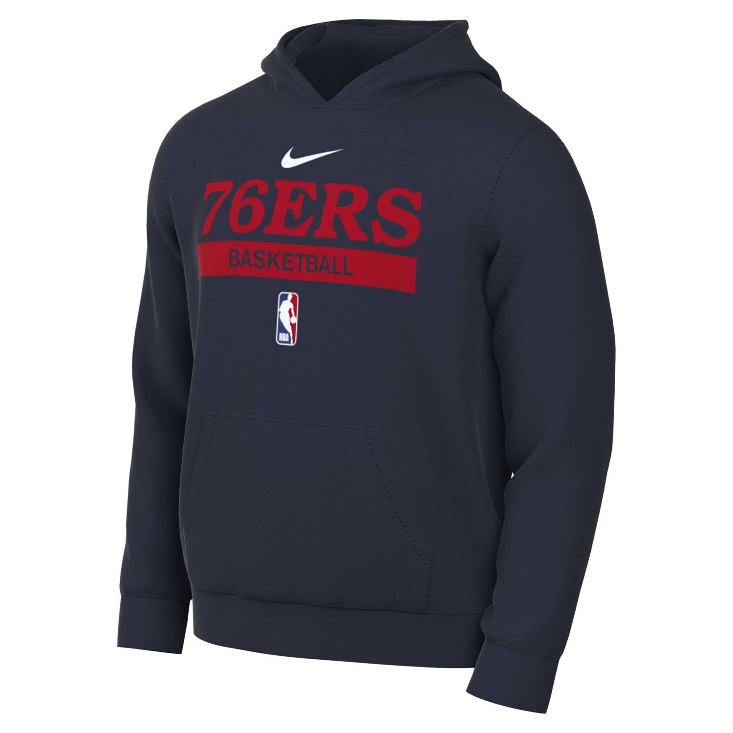 Nike Philadelphia 76ers 2022 23 Spotlight On-Court Practice Performance Pullover Hoodie - view number 2