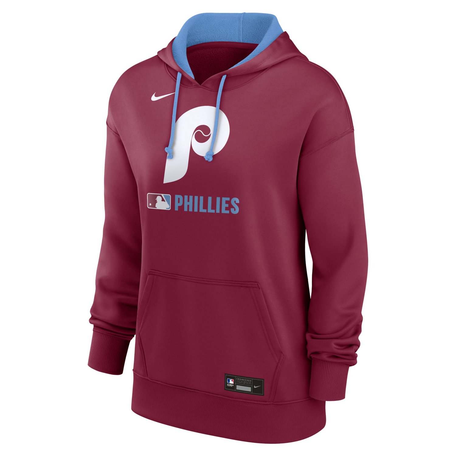Nike Philadelphia Phillies Authentic Collection Lockup Alternate Logo Performance Pullover Hoodie