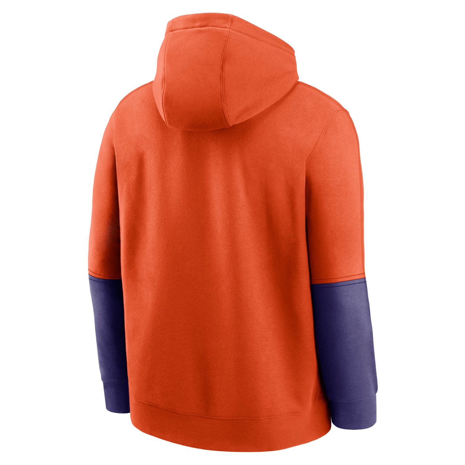 Nike Purple Clemson Tigers 2024 Sideline Club Pullover Hoodie                                                                    - view number 3