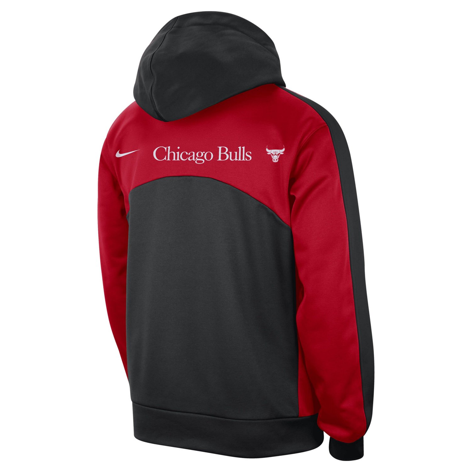 Nike Red Chicago Bulls Authentic Starting Five Force Performance Pullover Hoodie - view number 3