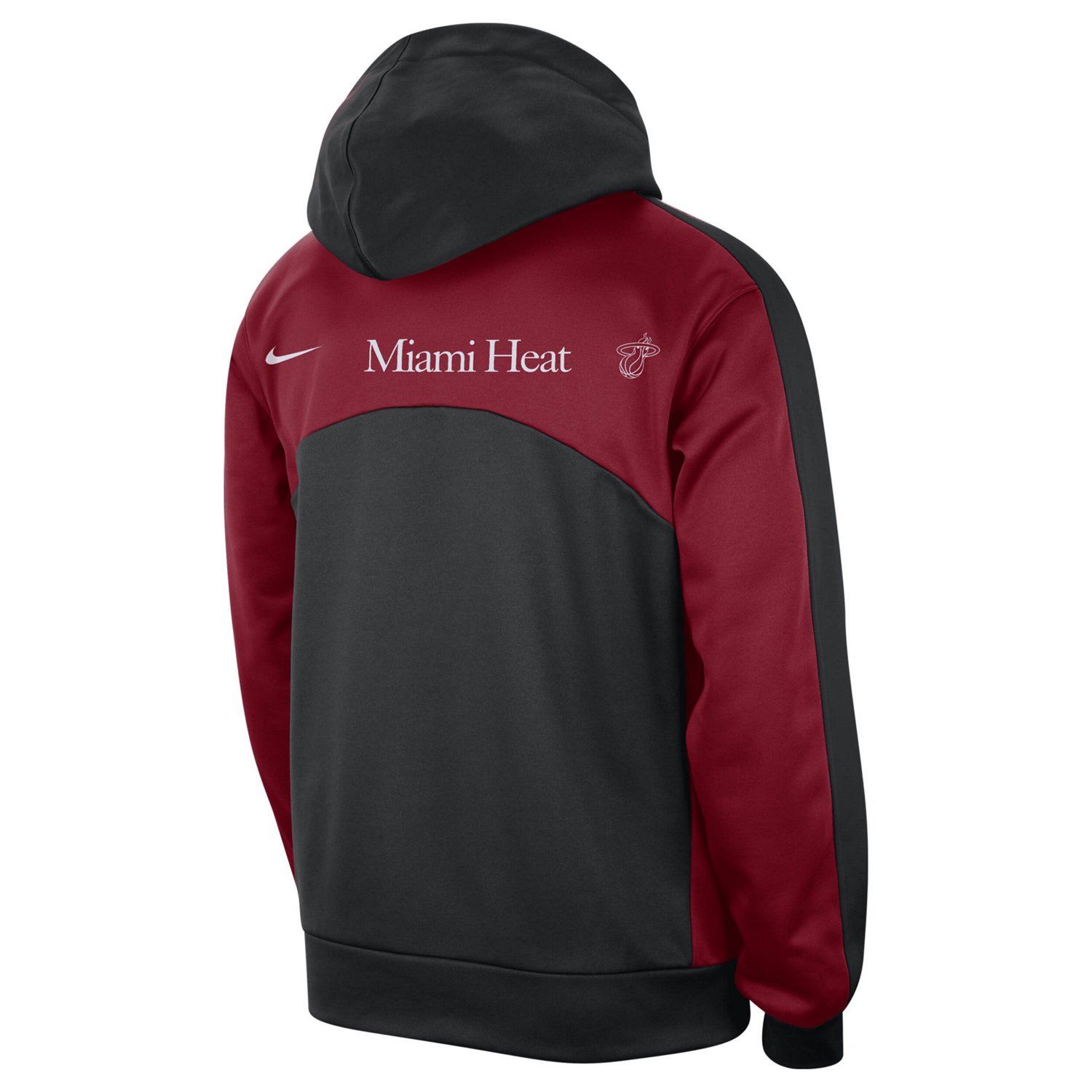 Nike Red Miami Heat Authentic Starting Five Force Performance Pullover Hoodie                                                    - view number 3