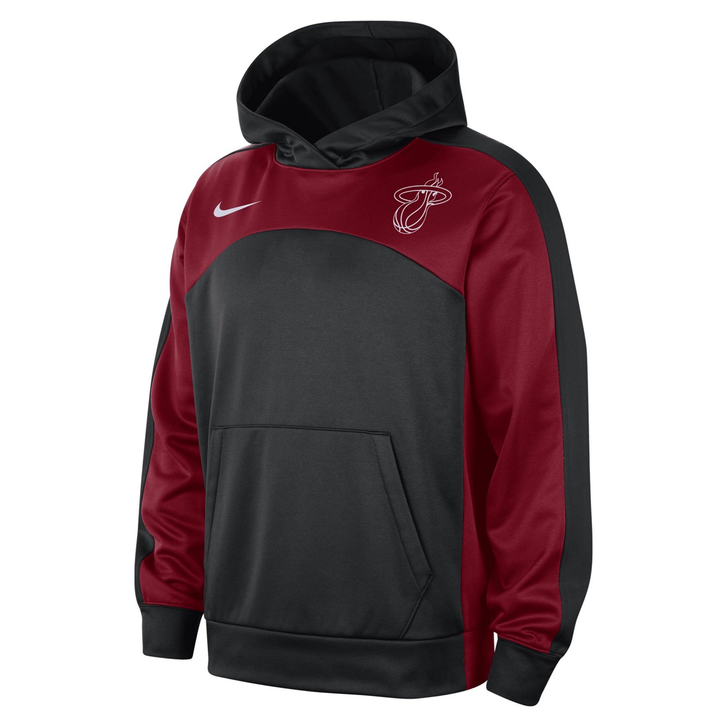 Nike Red Miami Heat Authentic Starting Five Force Performance Pullover Hoodie                                                    - view number 2