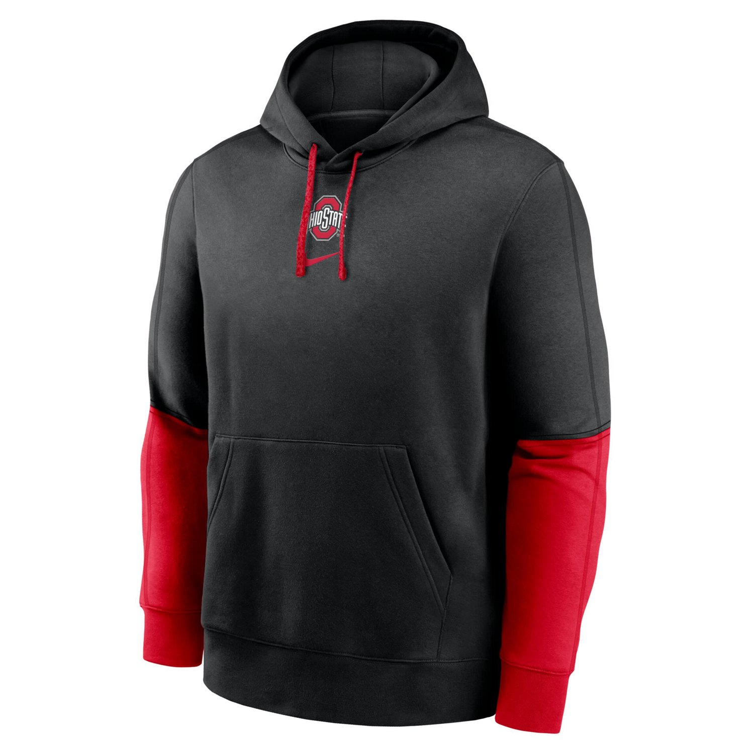 Nike Scarlet Ohio State Buckeyes 2024 Sideline Club Pullover Hoodie - view number 2
