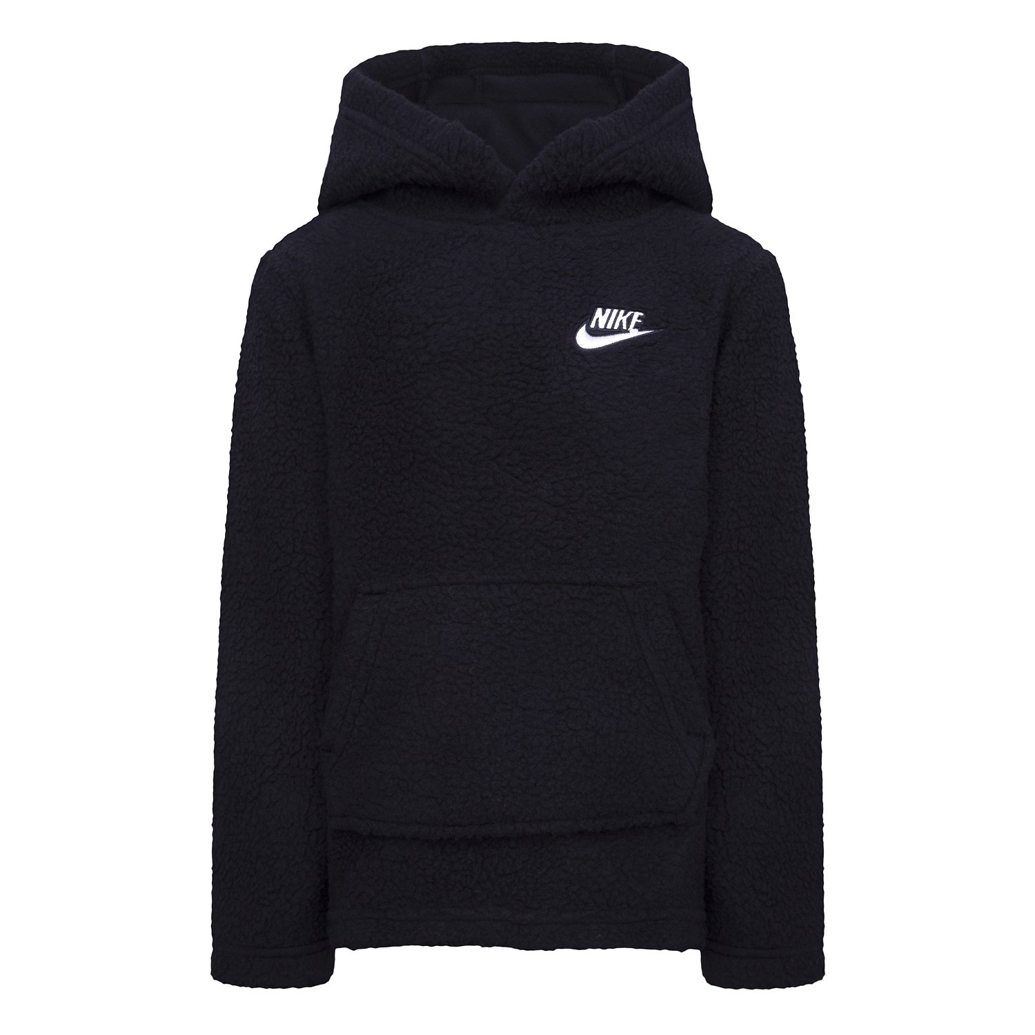 Nike Sportswear Boys 4 7 Sherpa Hoodie Academy