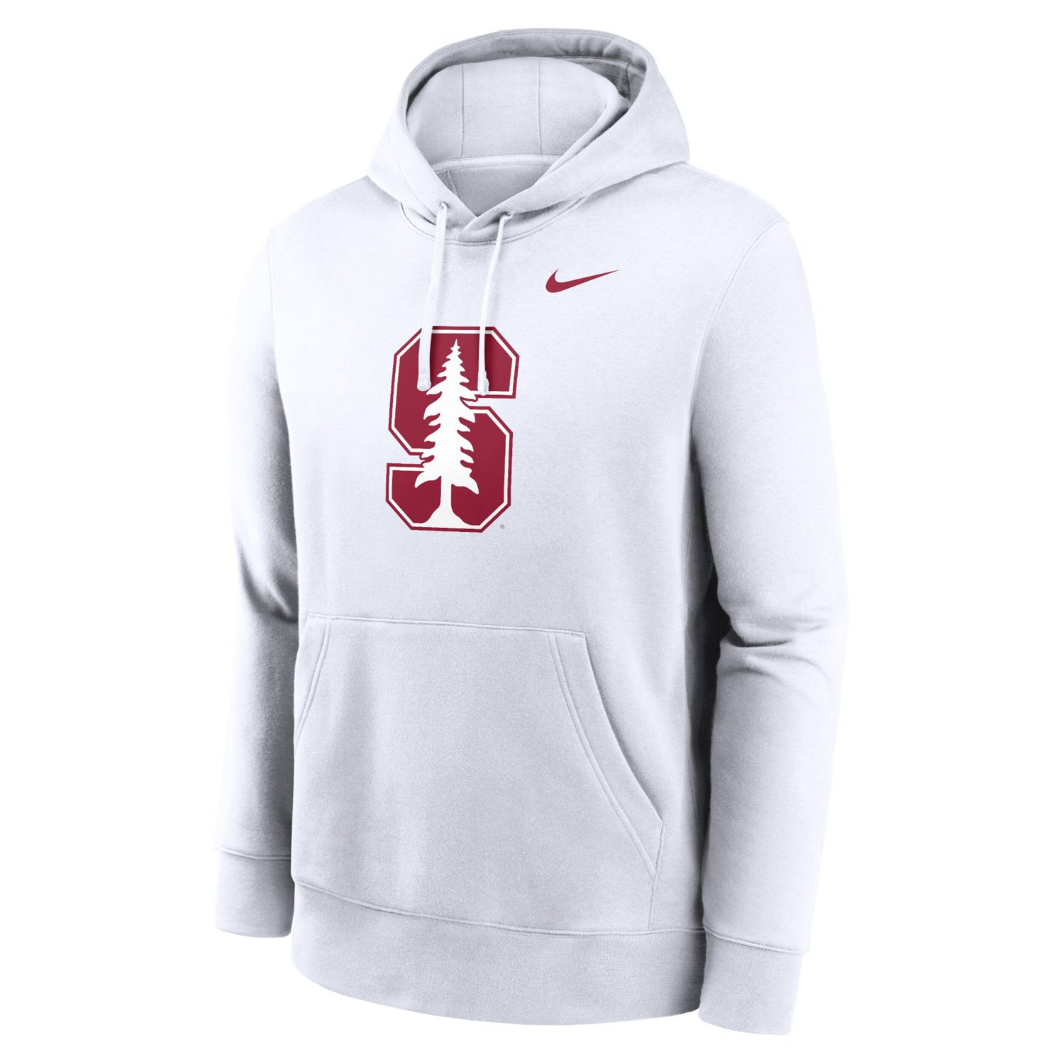 Nike Stanford Cardinal Primetime Evergreen Club Fleece Pullover Hoodie                                                           - view number 2