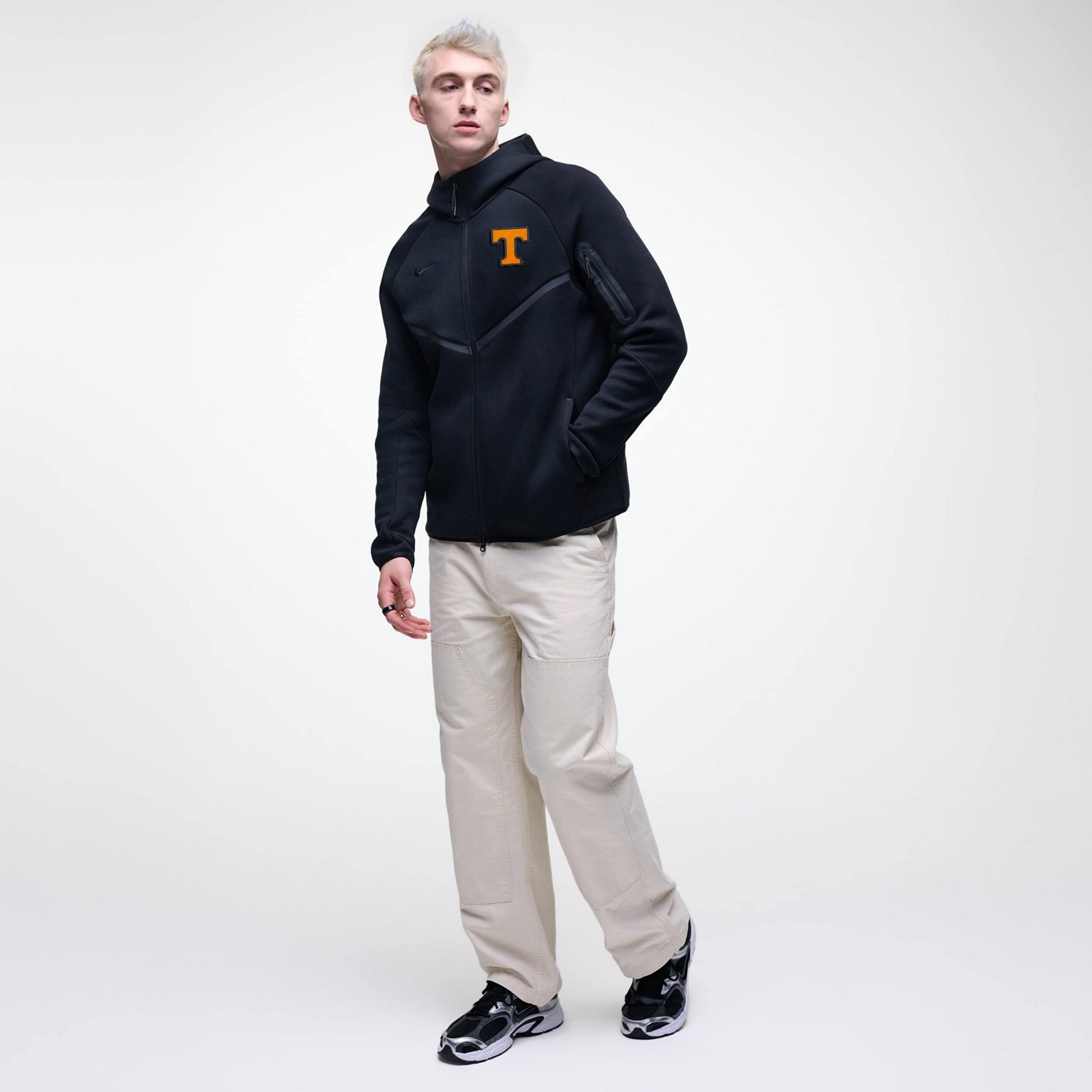 Nike Tennessee Volunteers Tech Fleece Full-Zip Windrunner Hoodie - view number 3