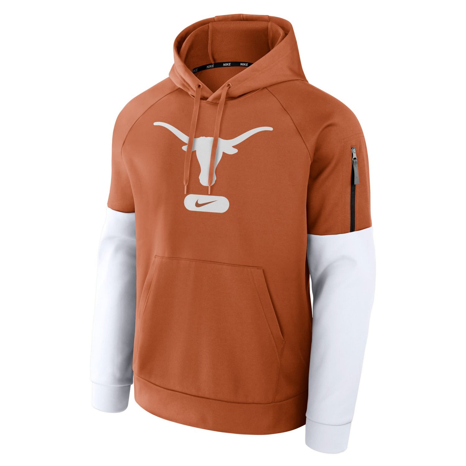 Nike Texas Burnt Texas Longhorns Fitness Performance Pullover Hoodie                                                             - view number 2