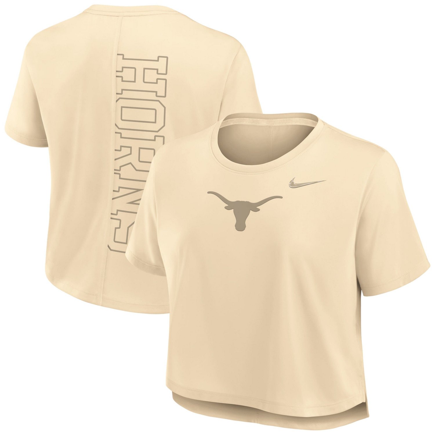 Nike Texas Longhorns Performance Cropped T-Shirt