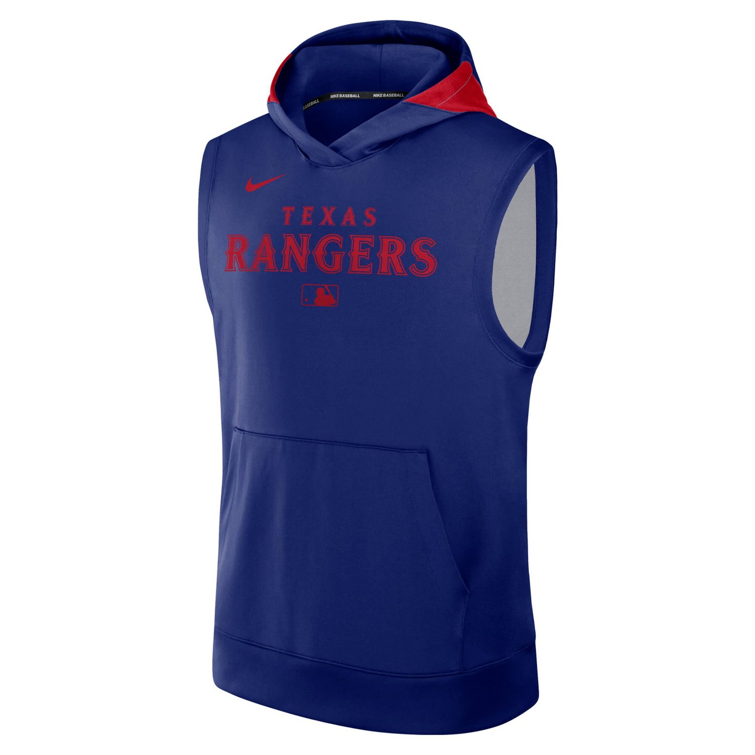 Nike Texas Rangers Authentic Collection Performance Sleeveless Pullover Hoodie