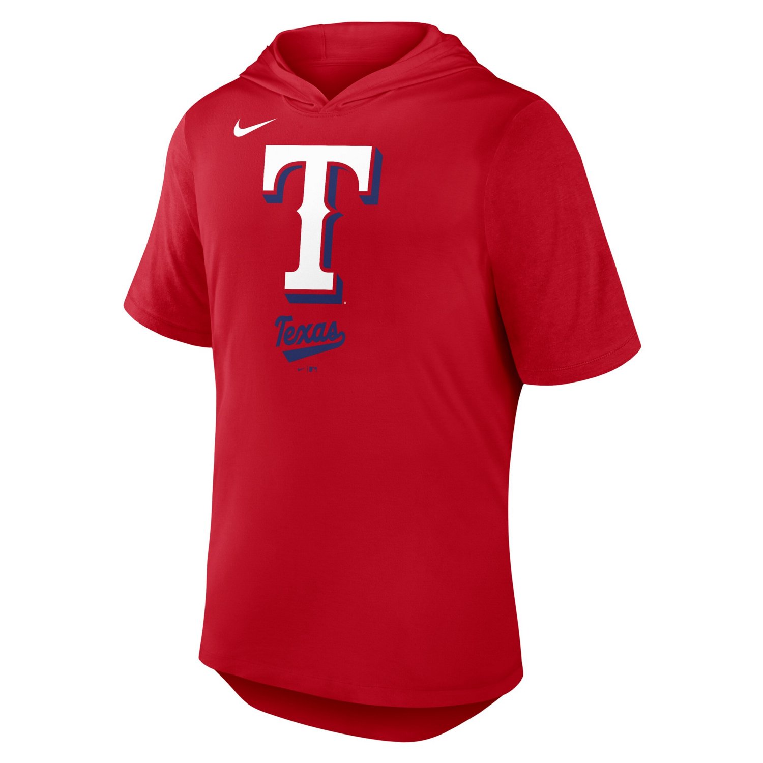 Nike Texas Rangers Tri-Blend Hoodie T-Shirt                                                                                      - view number 2