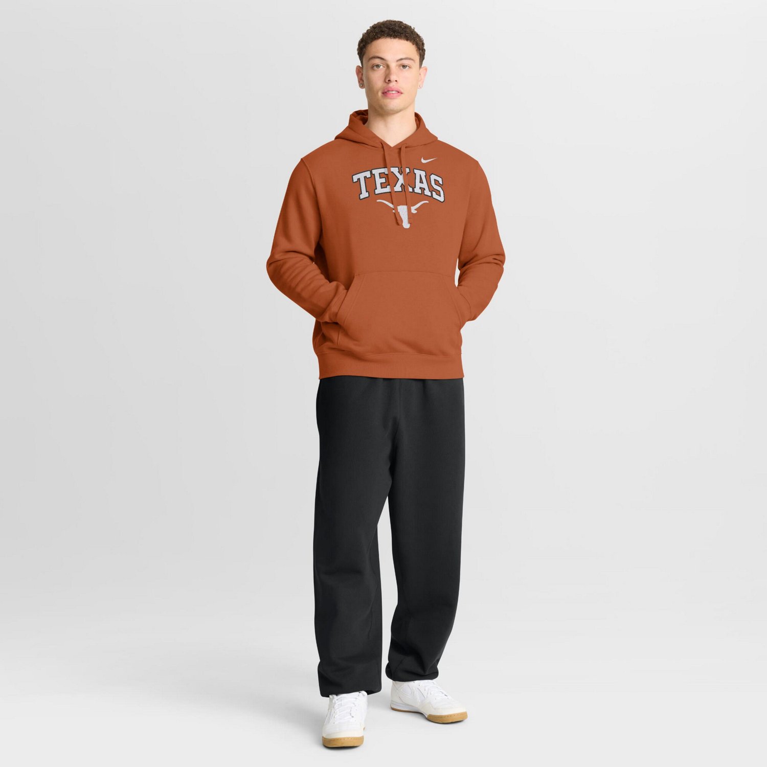 Nike Texas Texas Longhorns Club Fleece Arch Pullover Hoodie - view number 3
