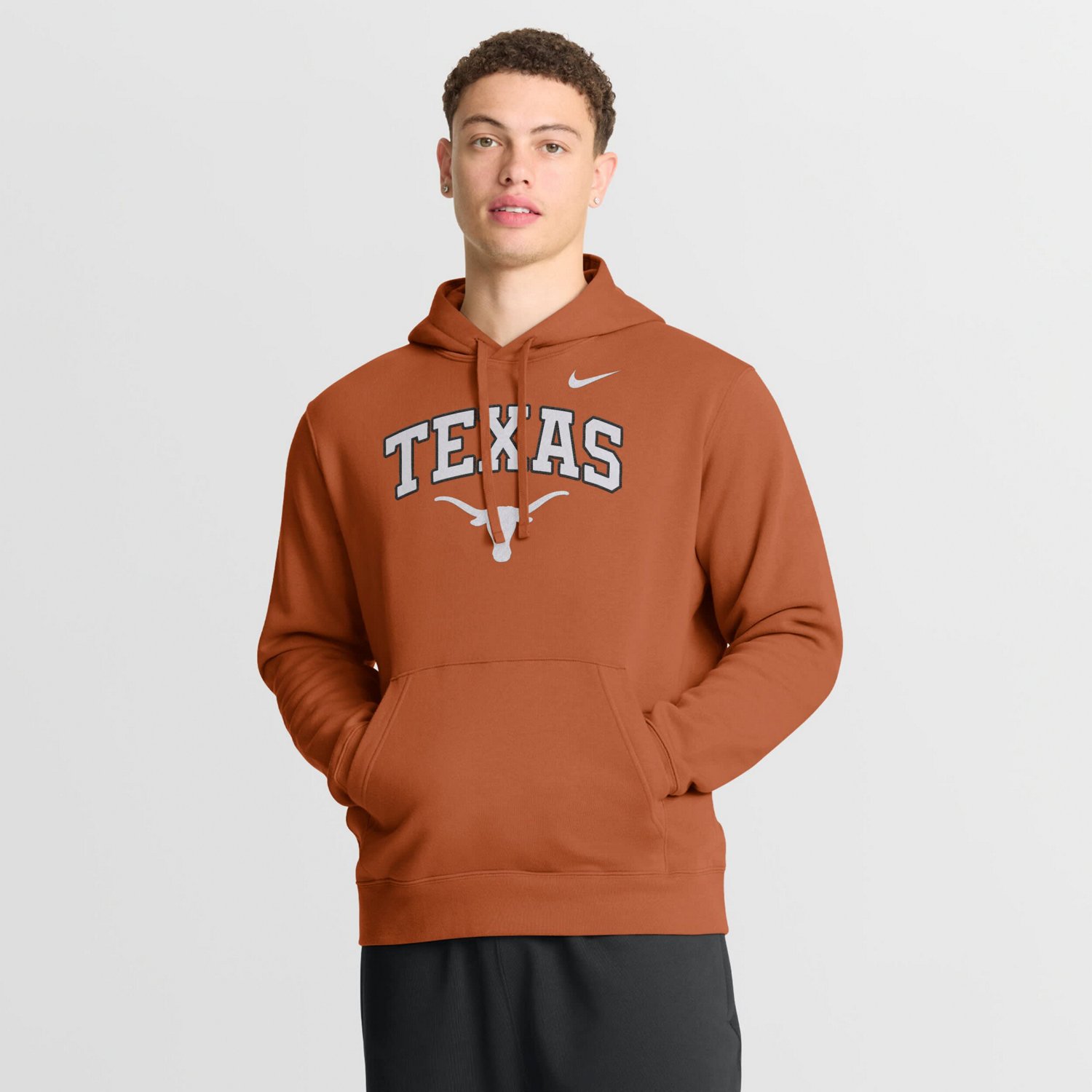 Nike Texas Texas Longhorns Club Fleece Arch Pullover Hoodie