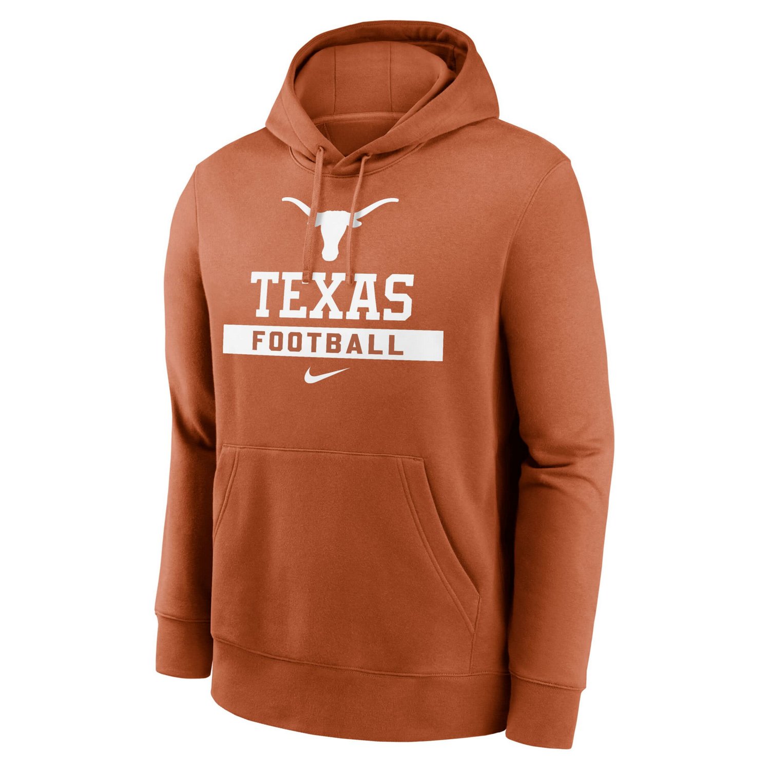 Nike Texas Texas Longhorns Football Stack Club Fleece Pullover Hoodie - view number 2